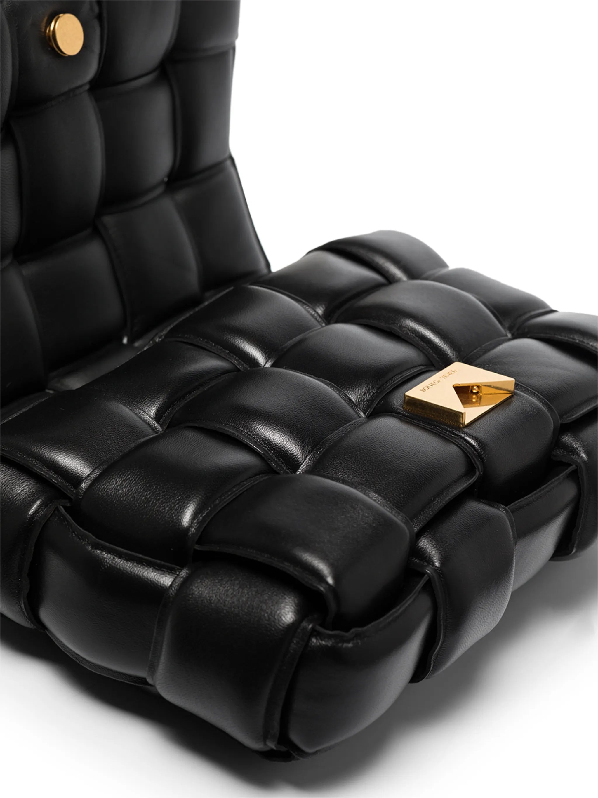 Padded Cassette leather shoulder bag