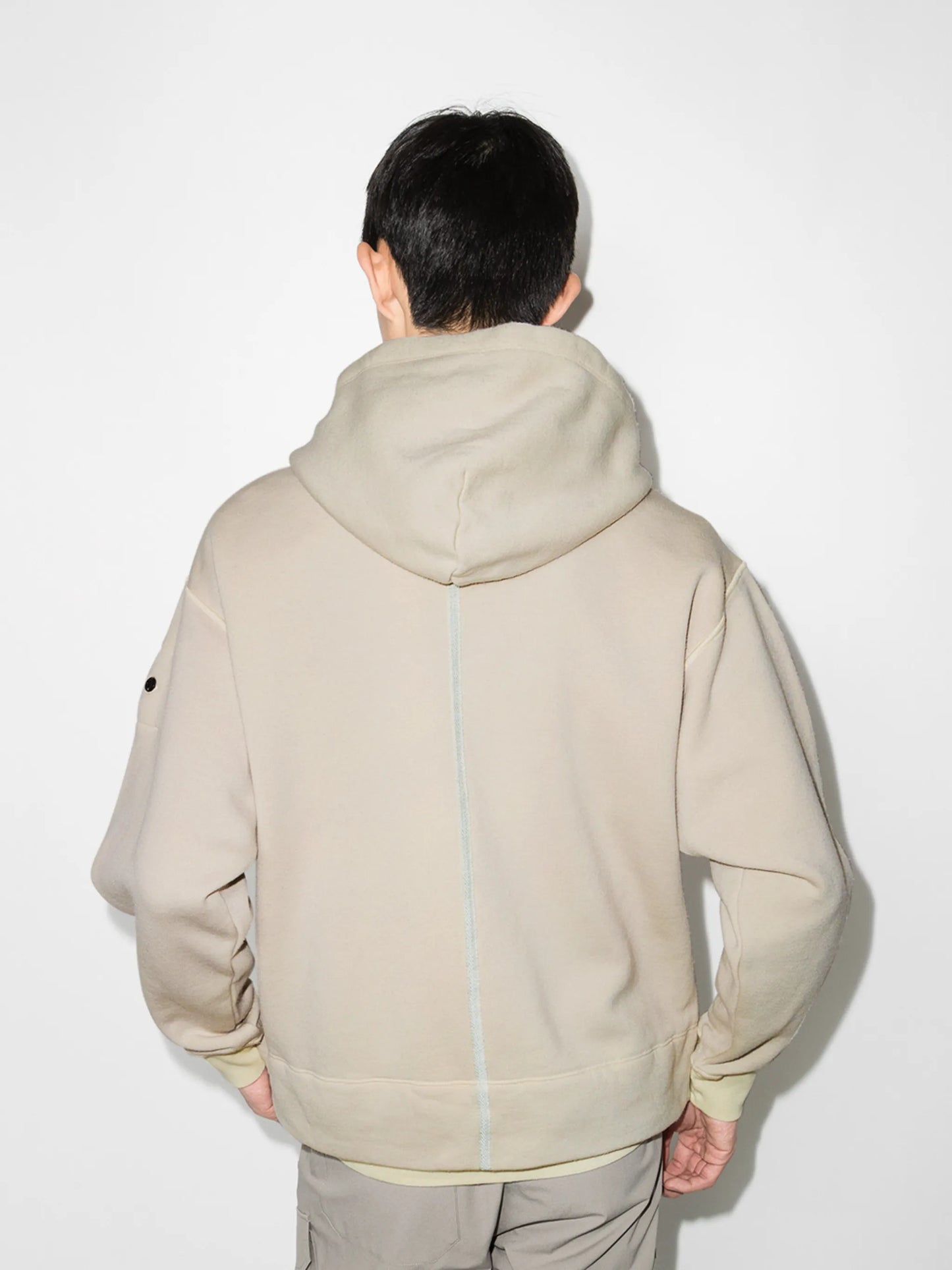 logo-patch long-sleeve hoodie