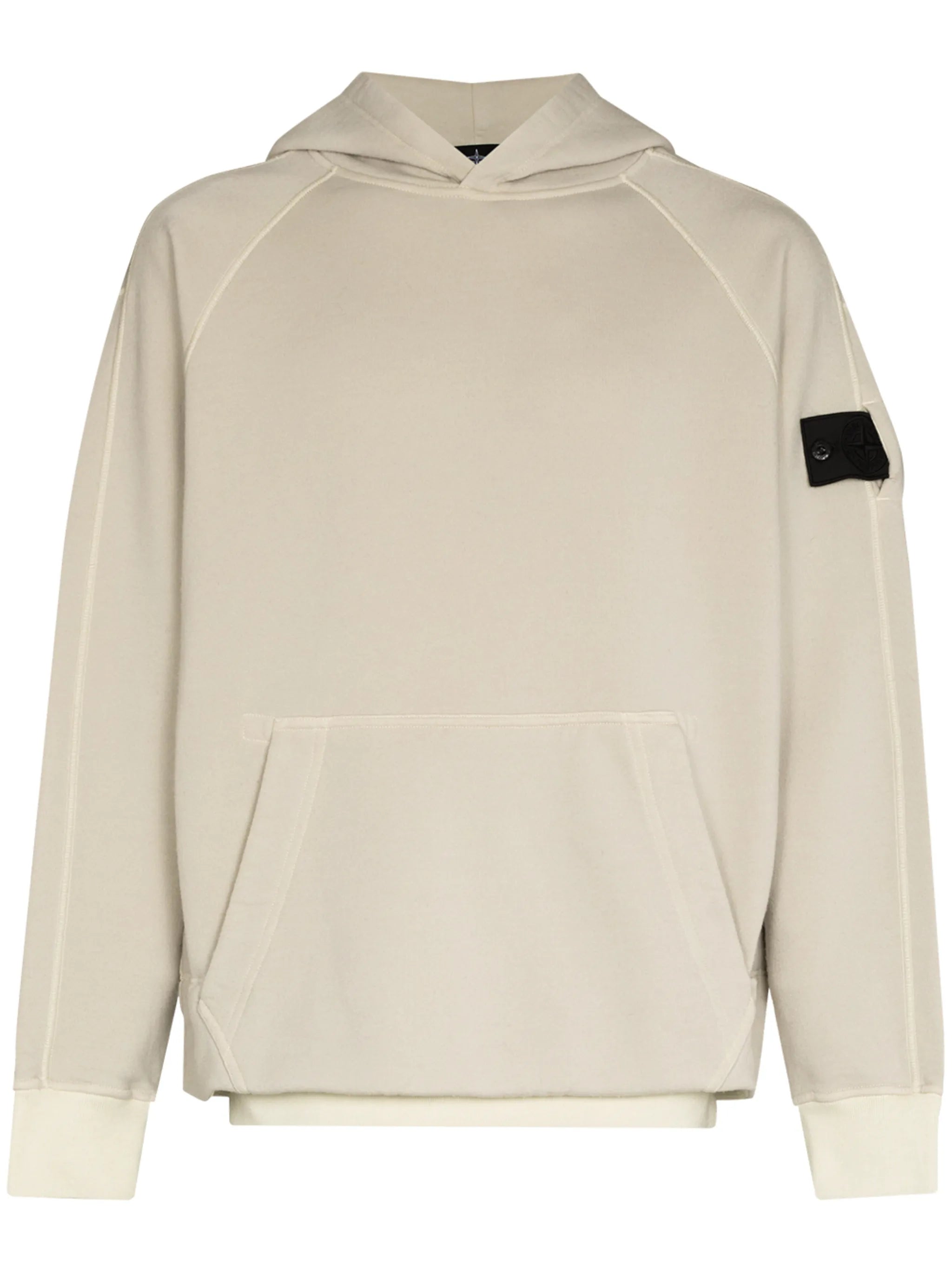 logo-patch long-sleeve hoodie