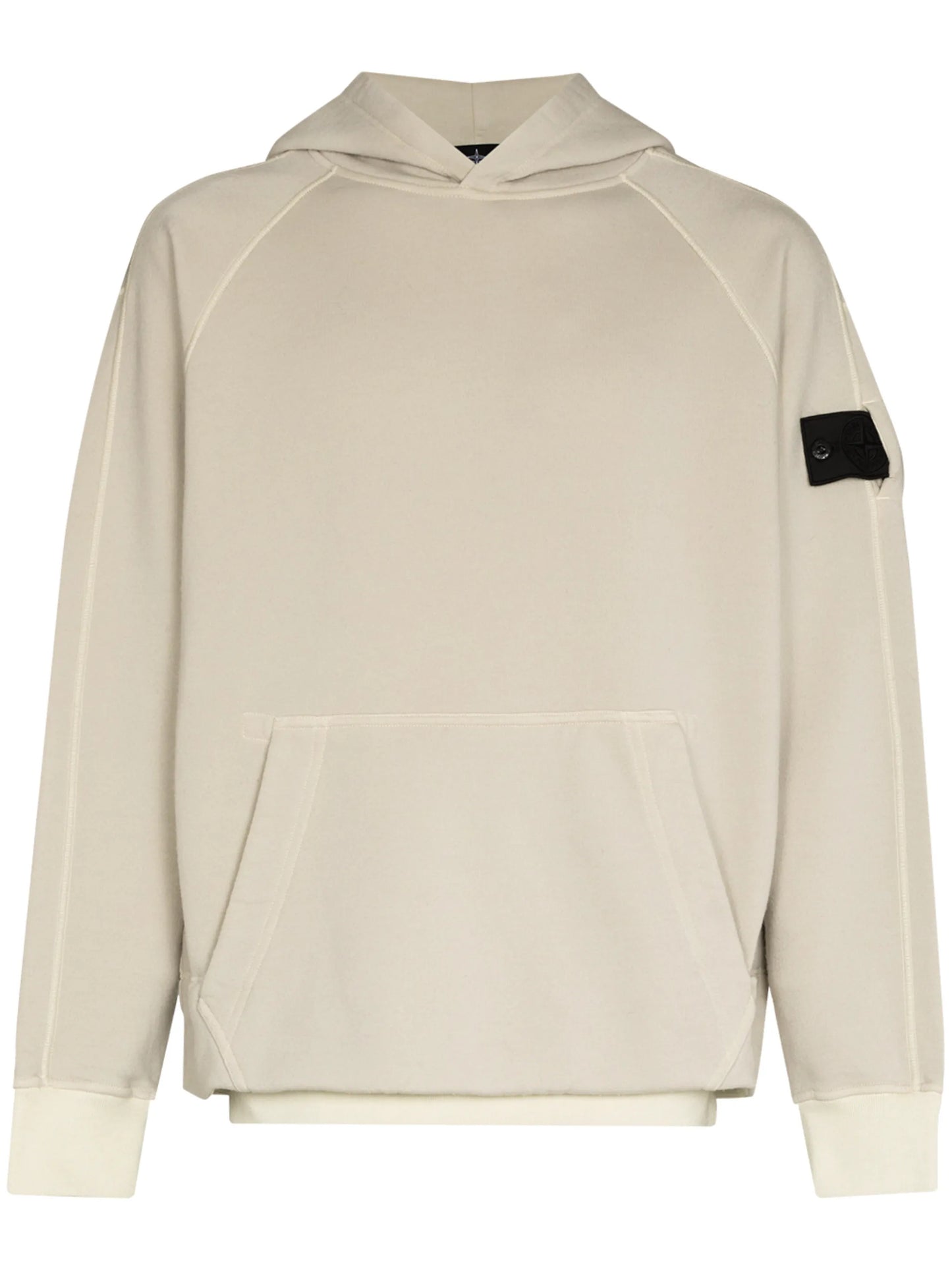 logo-patch long-sleeve hoodie