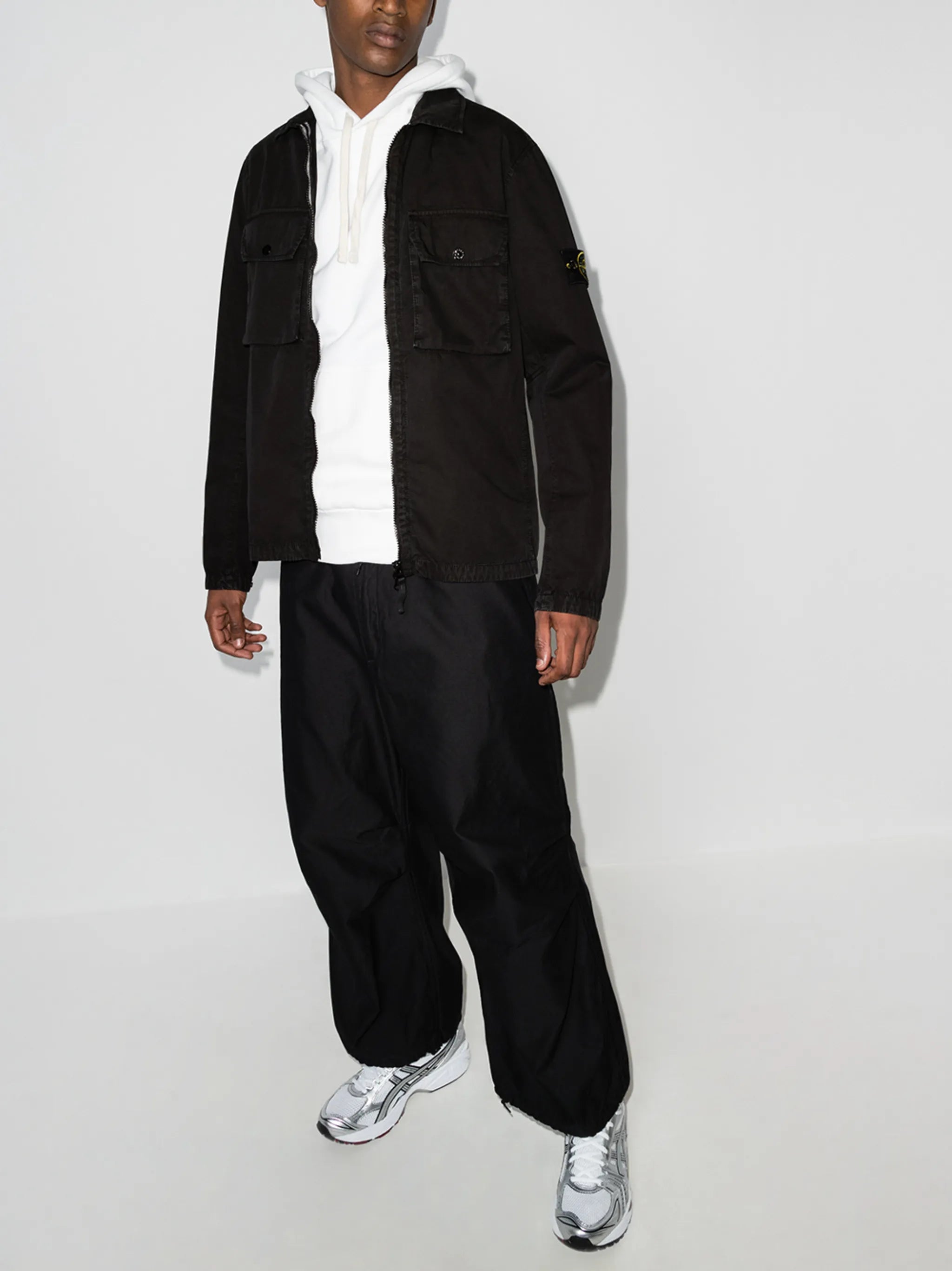 113WN brushed overshirt