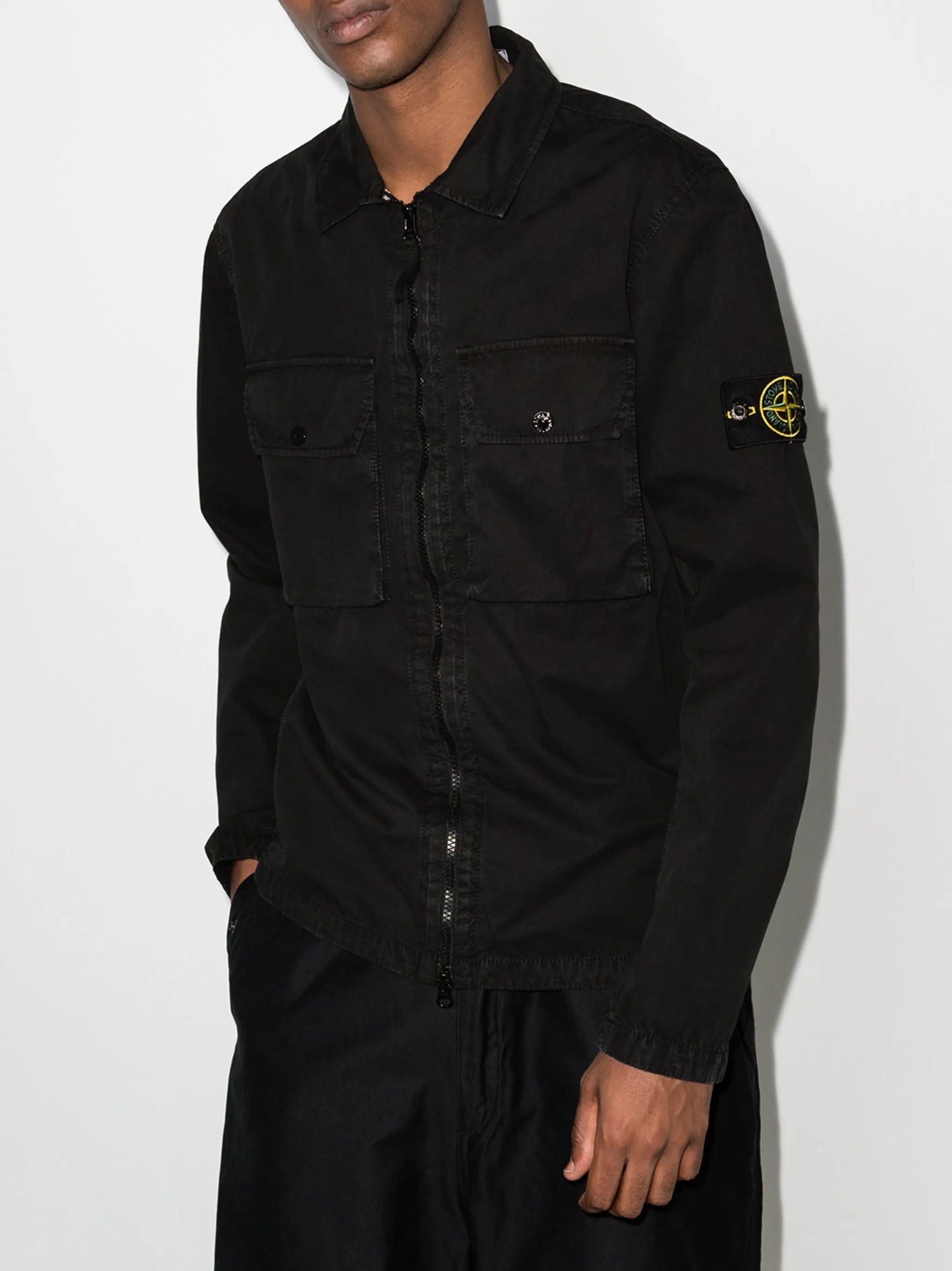 113WN brushed overshirt