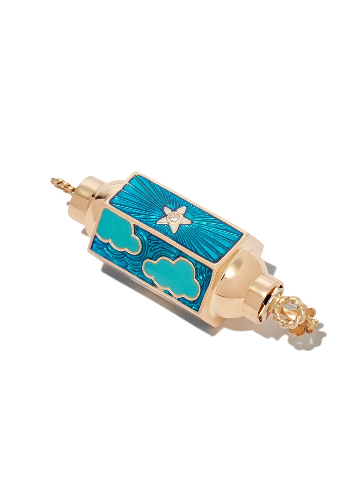 14kt yellow gold My Lucky Star locket