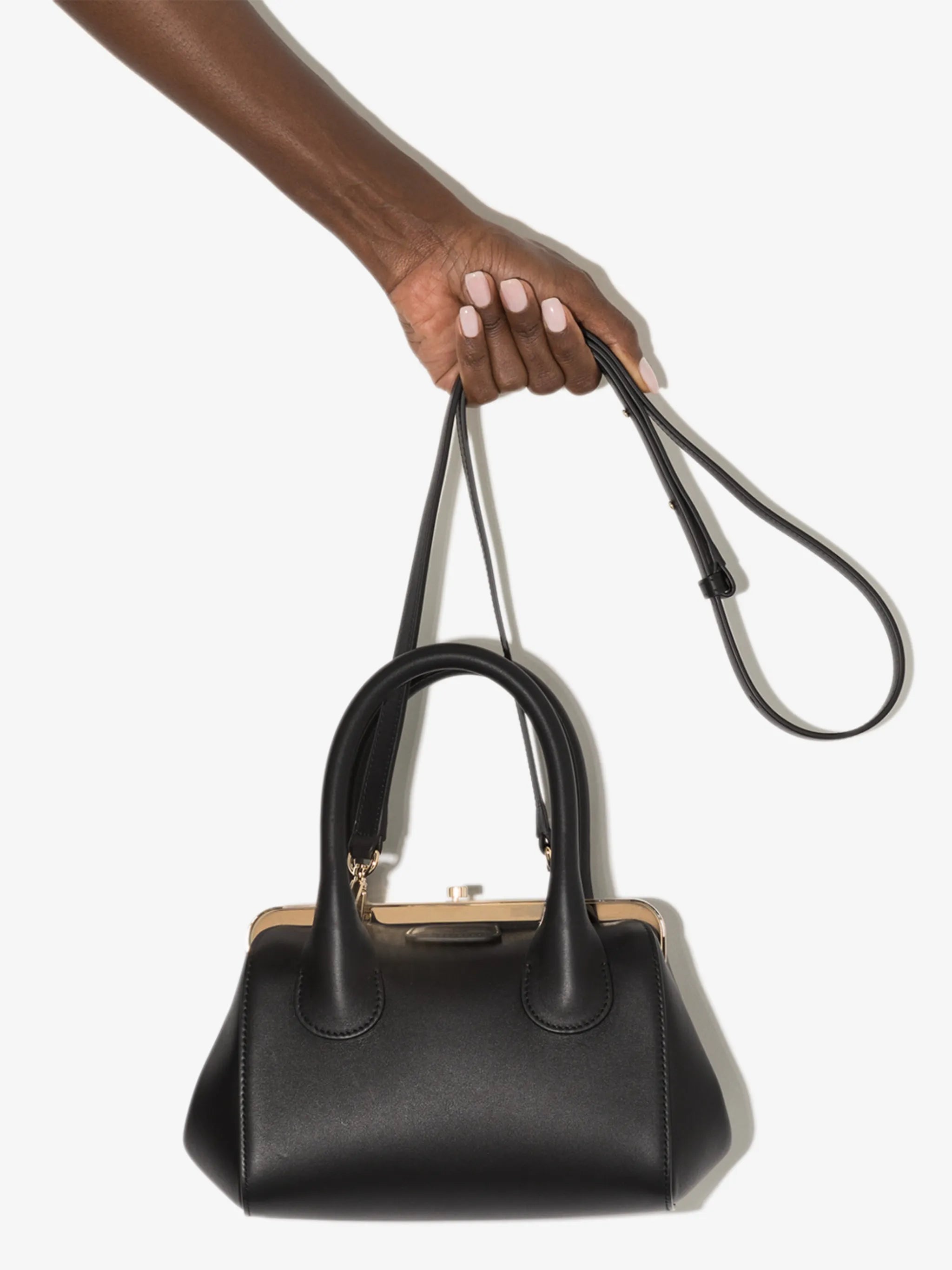 Joyce leather tote bag