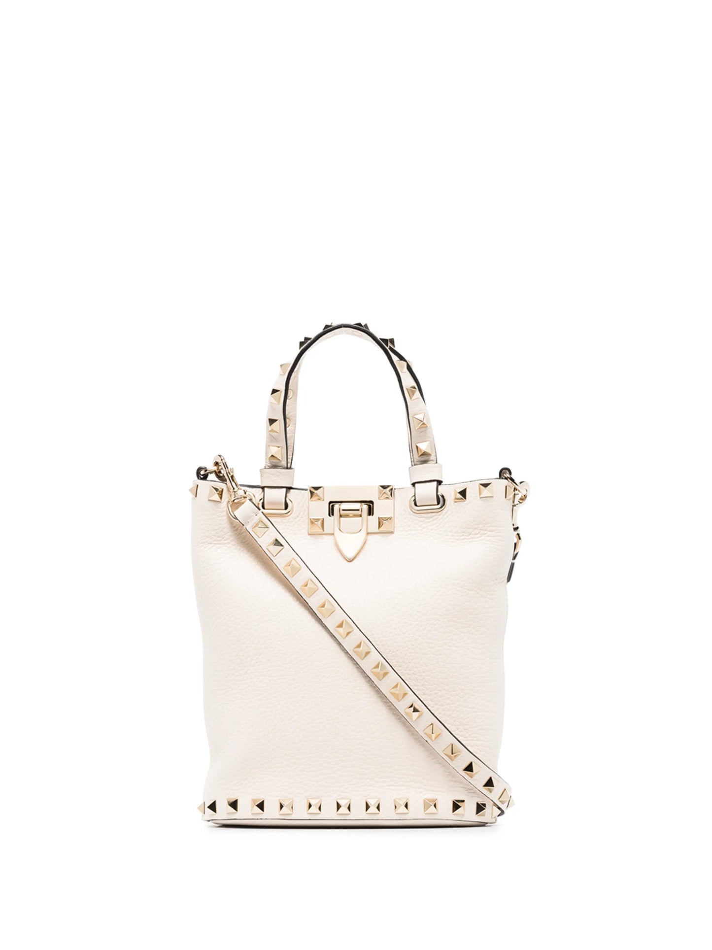 Rockstud leather crossbody bag
