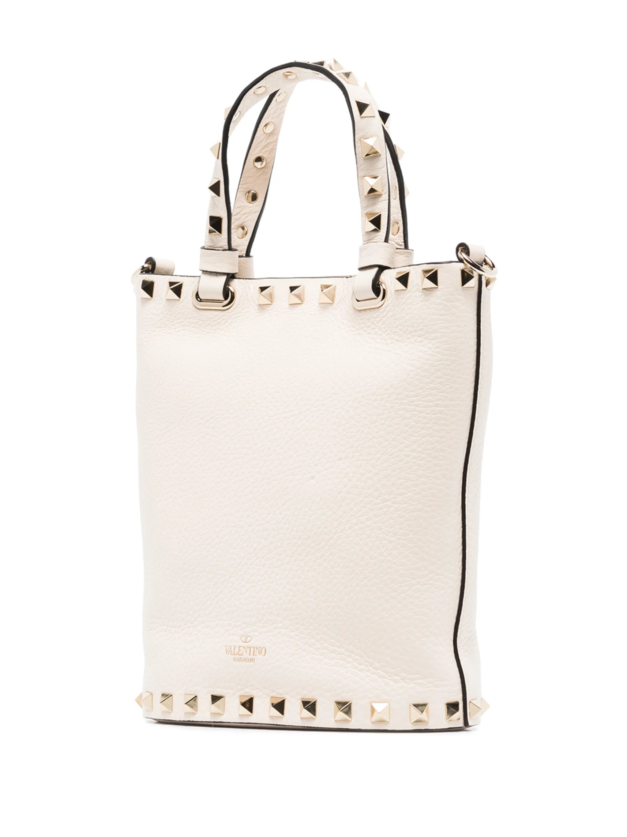Rockstud leather crossbody bag