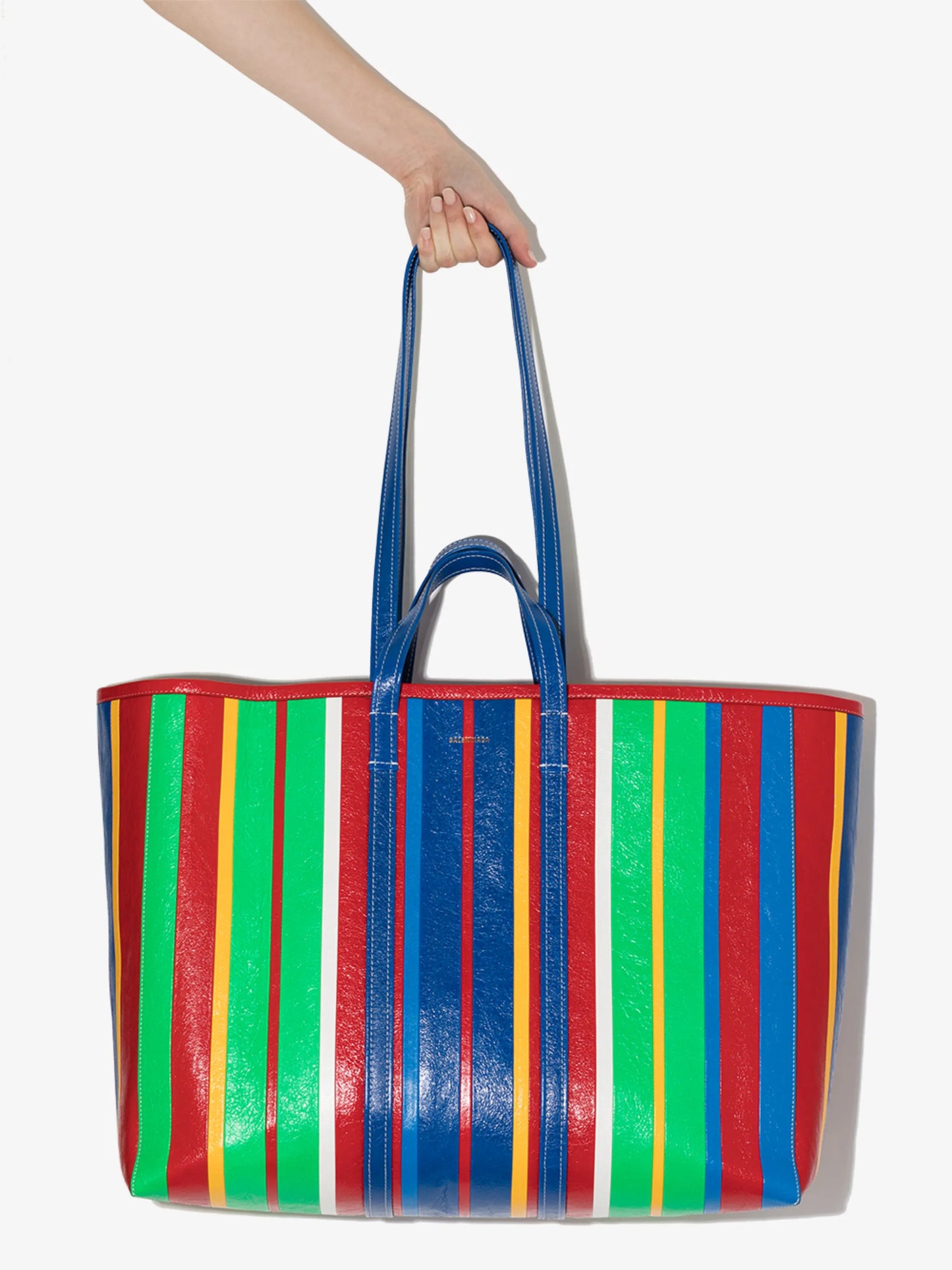 large Barbes East-West striped shopper tote