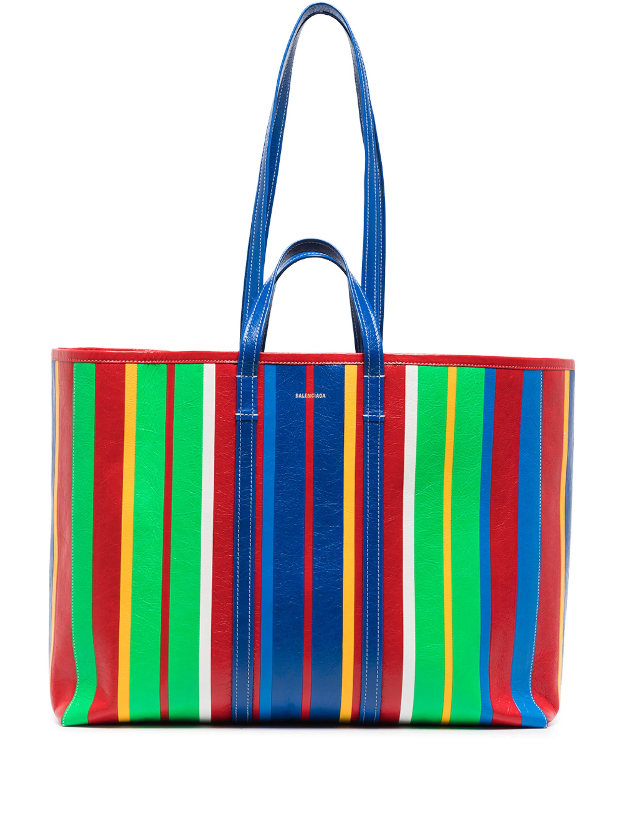 large Barbes East-West striped shopper tote