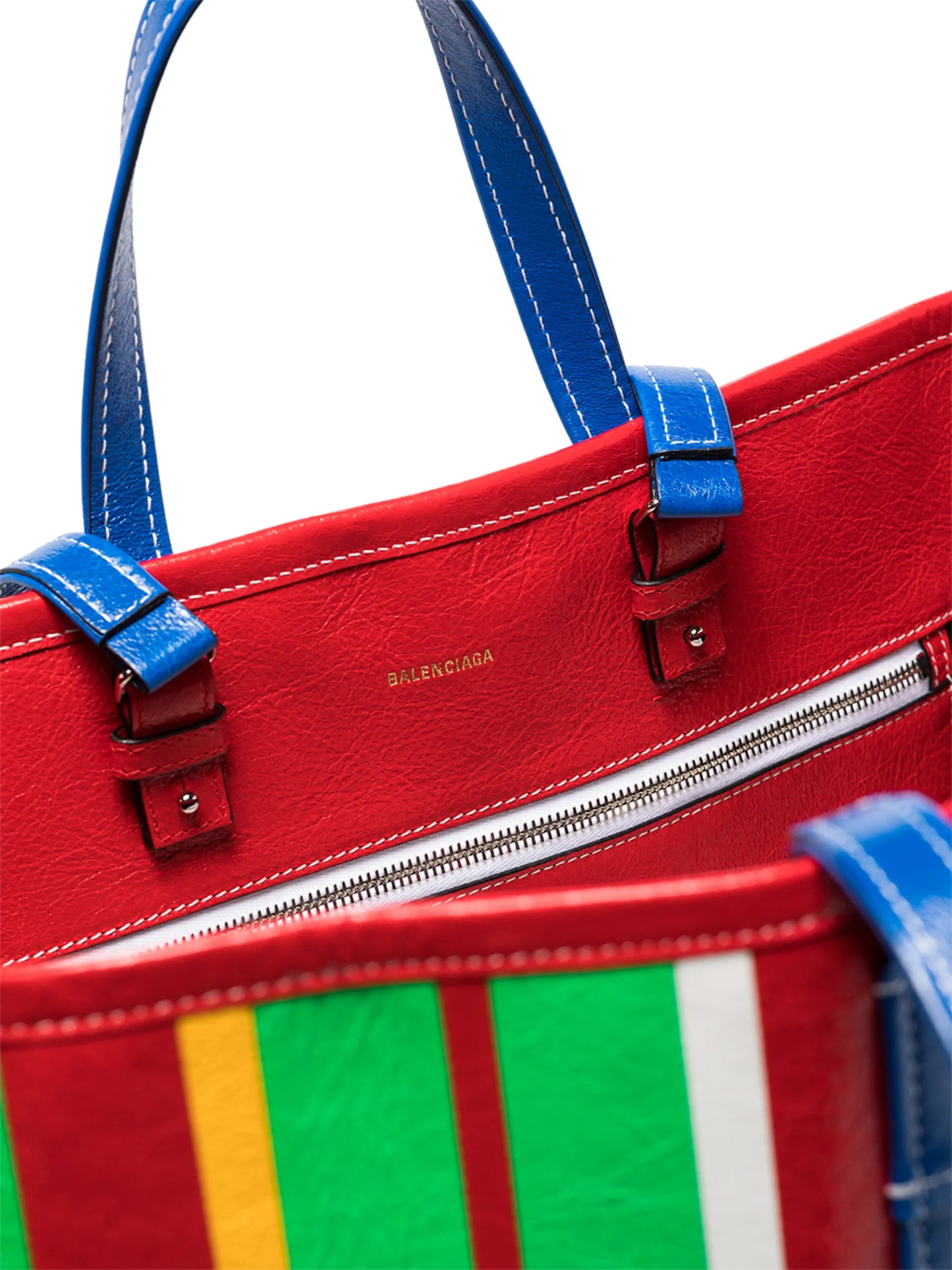 large Barbes East-West striped shopper tote