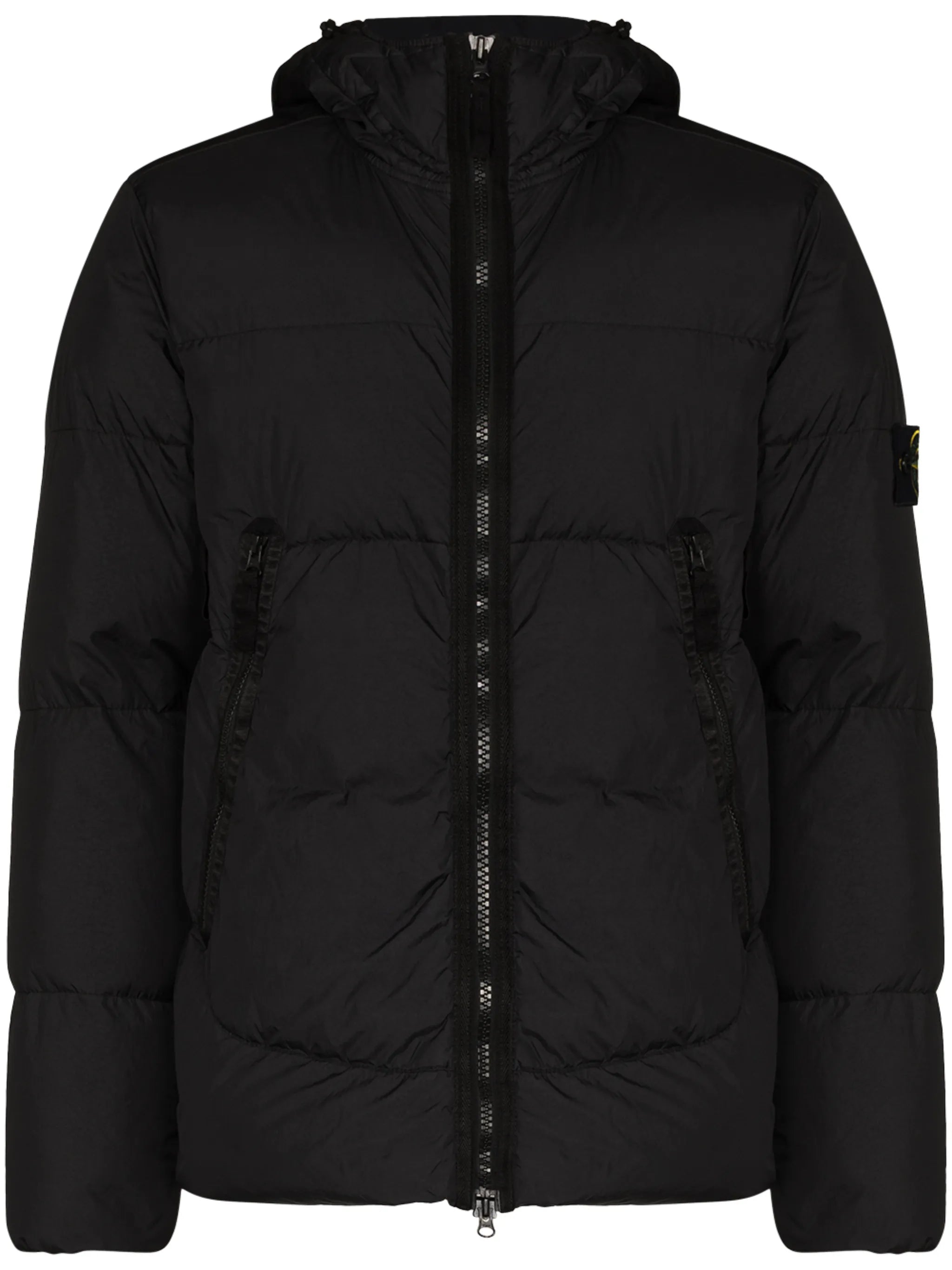 Compass quilted puffer jacket
