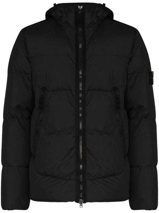 Compass quilted puffer jacket