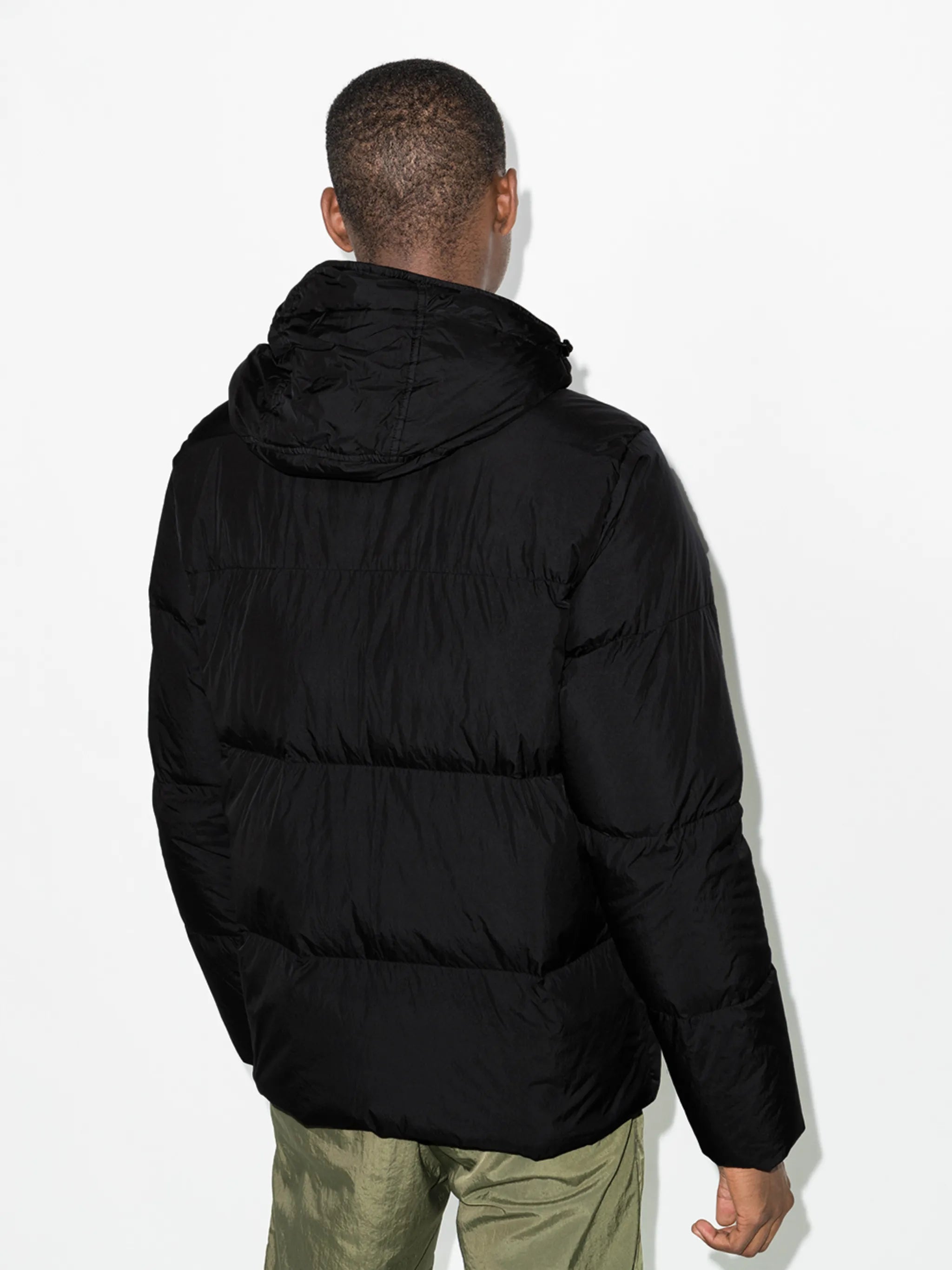 Compass quilted puffer jacket