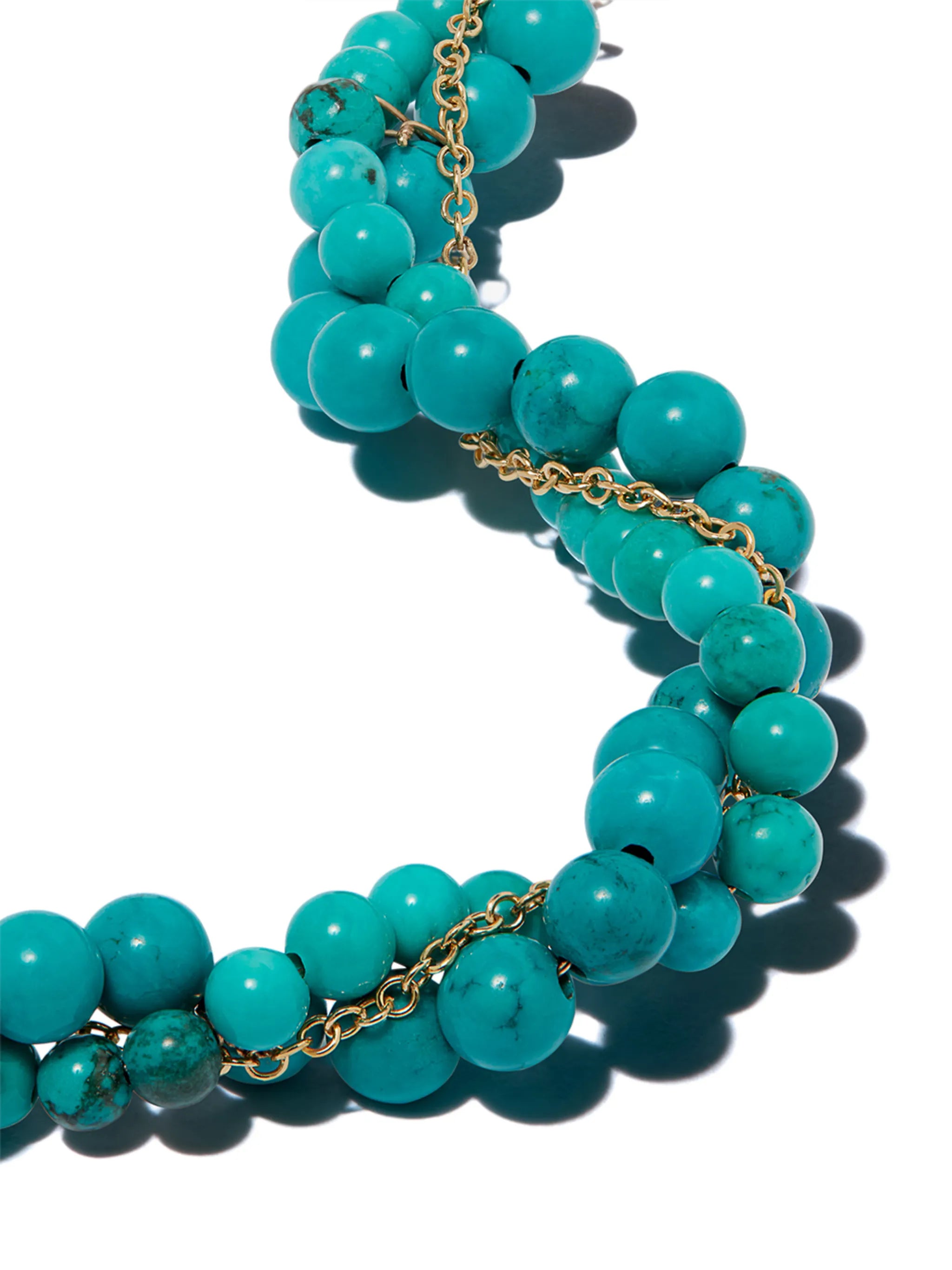 9kt yellow gold beaded bracelet