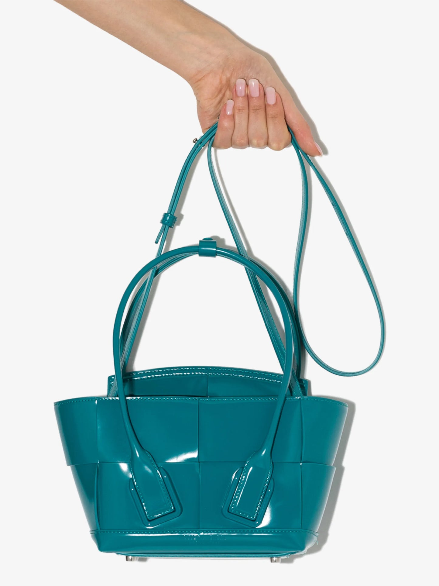 mini Arco maxi-Intrecciato leather tote bag