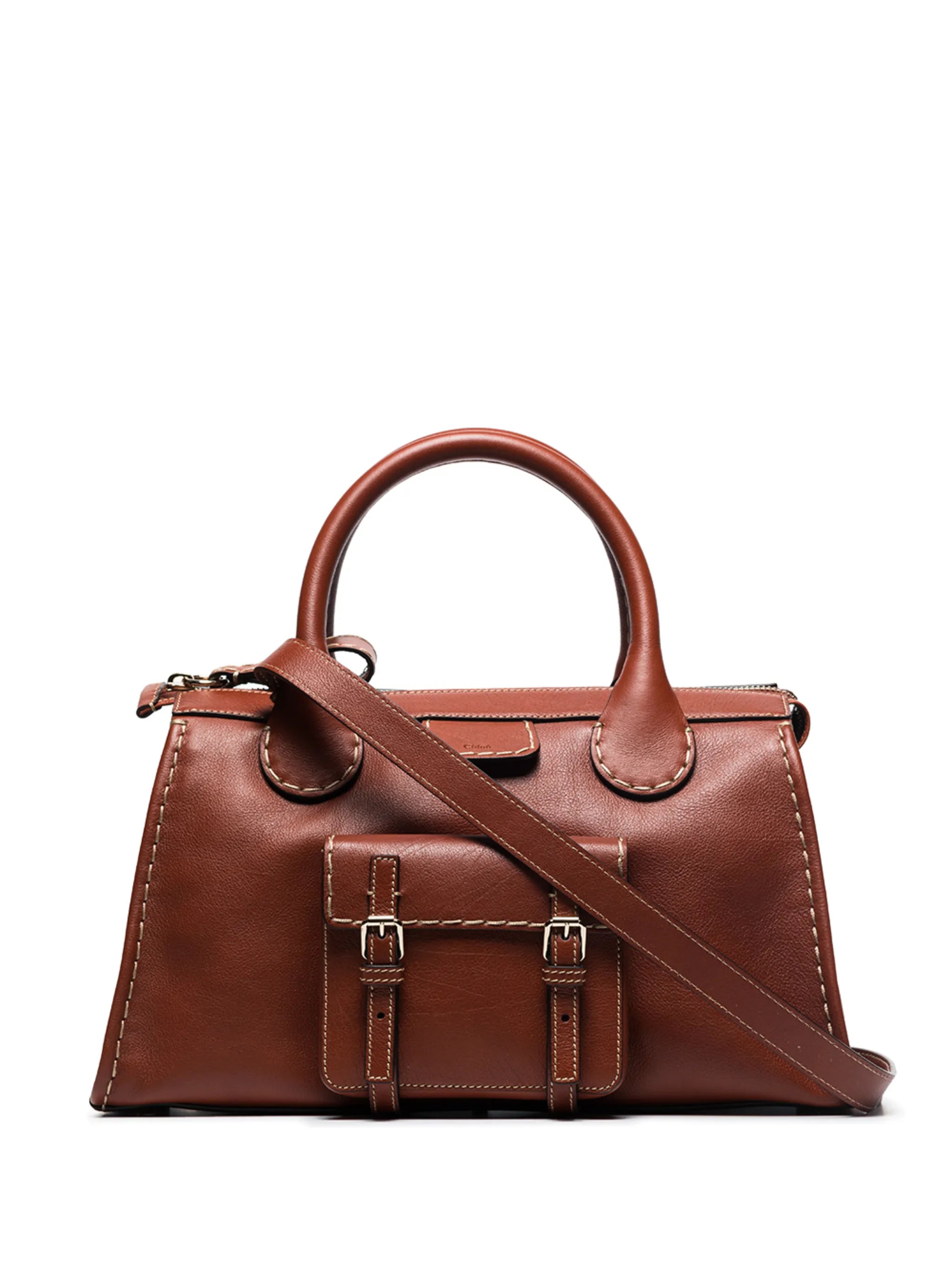 Edith leather tote bag