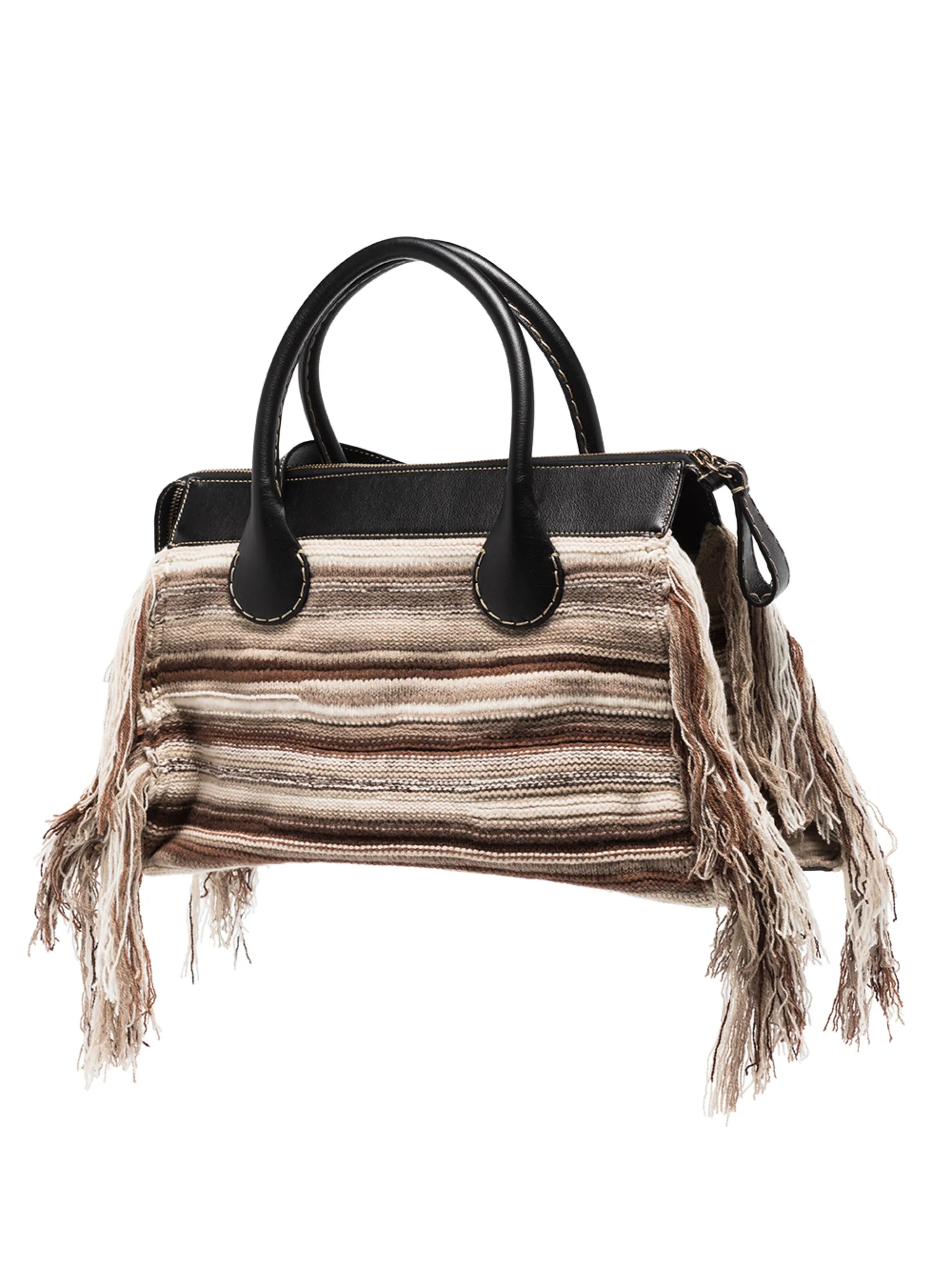 Edith knitted tote bag