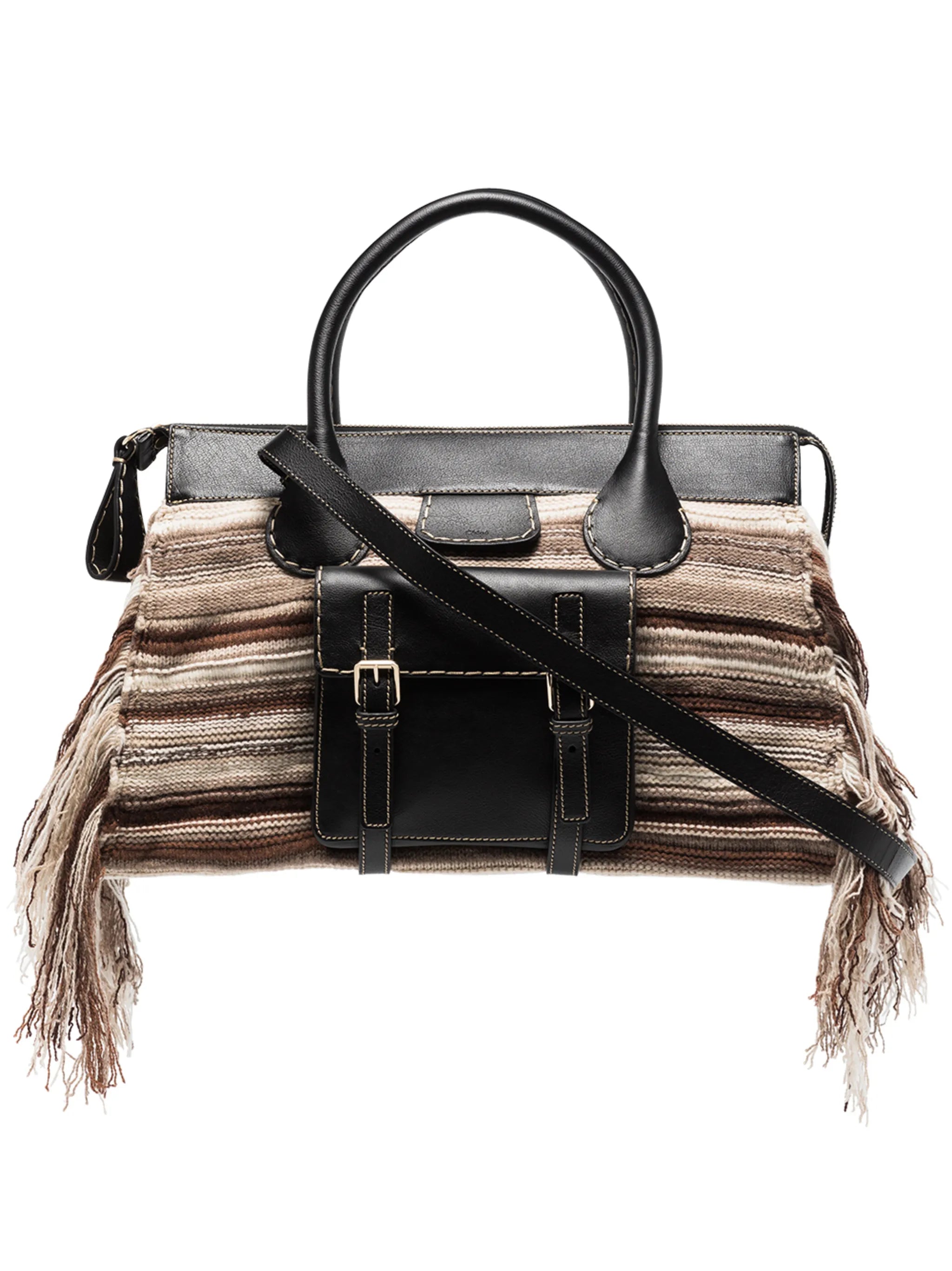 Edith knitted tote bag