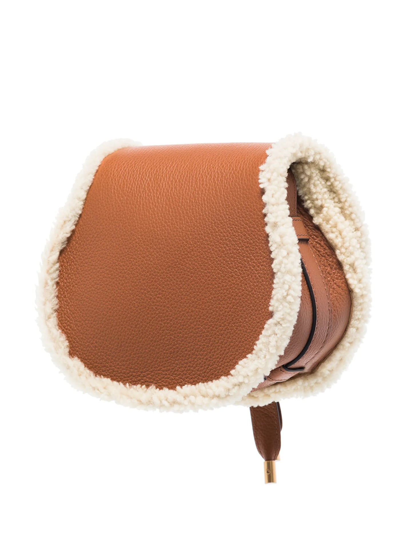 Marcie shearling trim bag