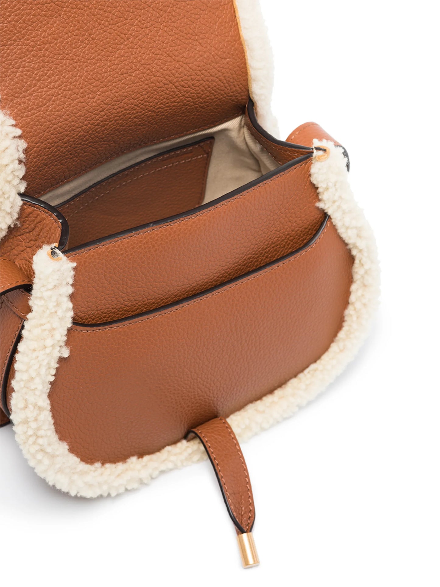 Marcie shearling trim bag