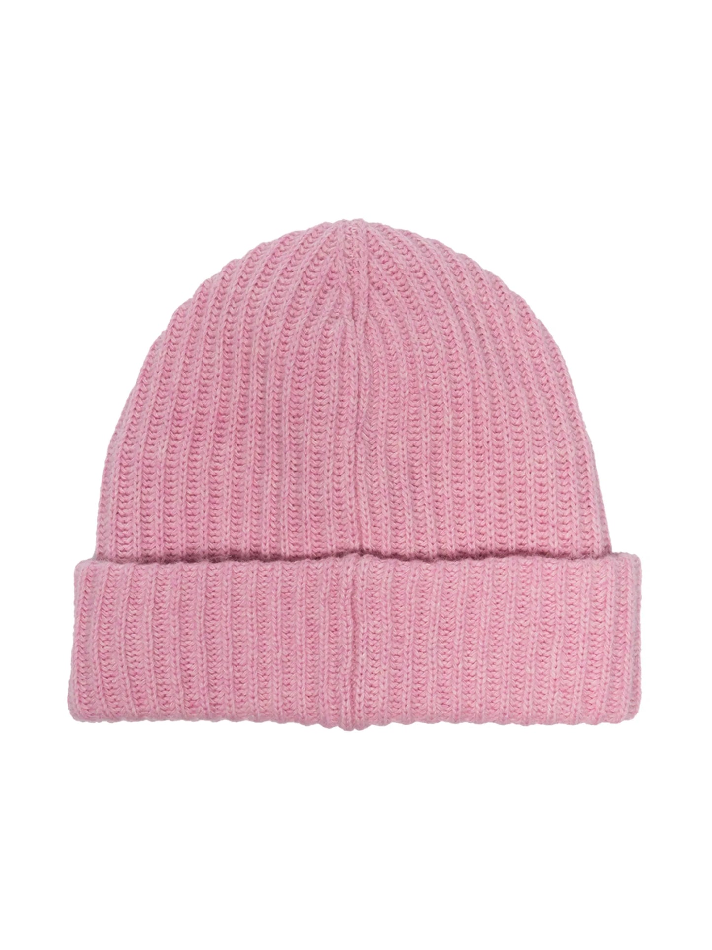 logo-patch ribbed-knit beanie