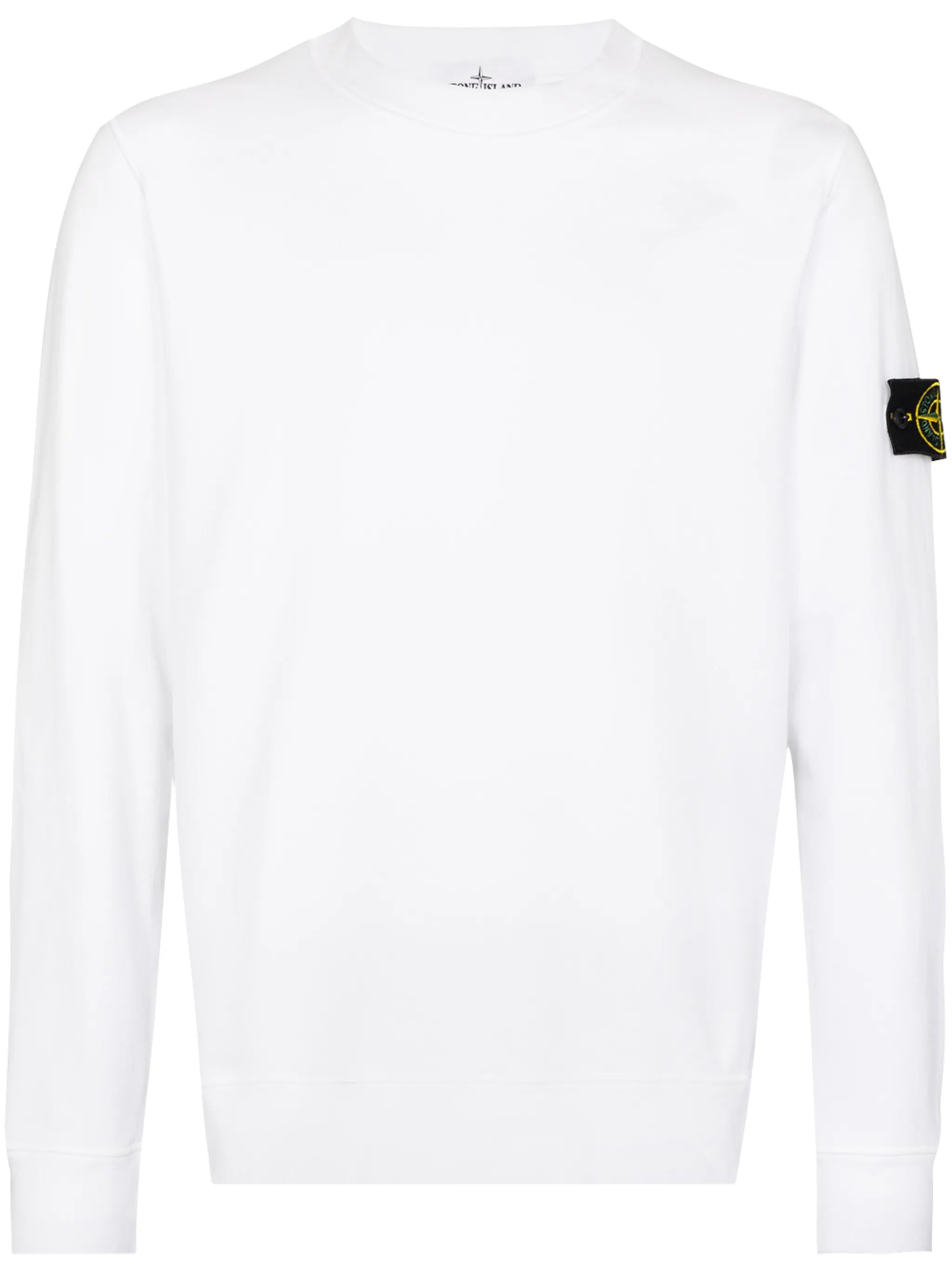 logo-patch cotton sweatshirt