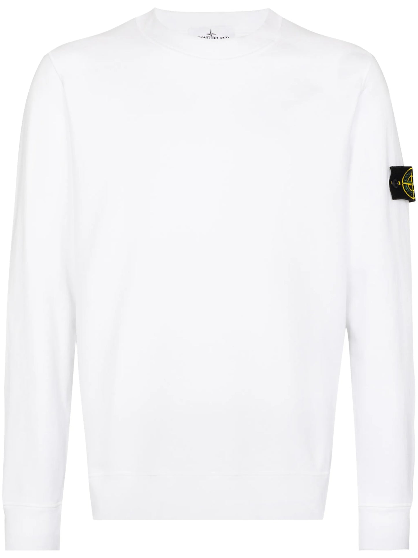 logo-patch cotton sweatshirt
