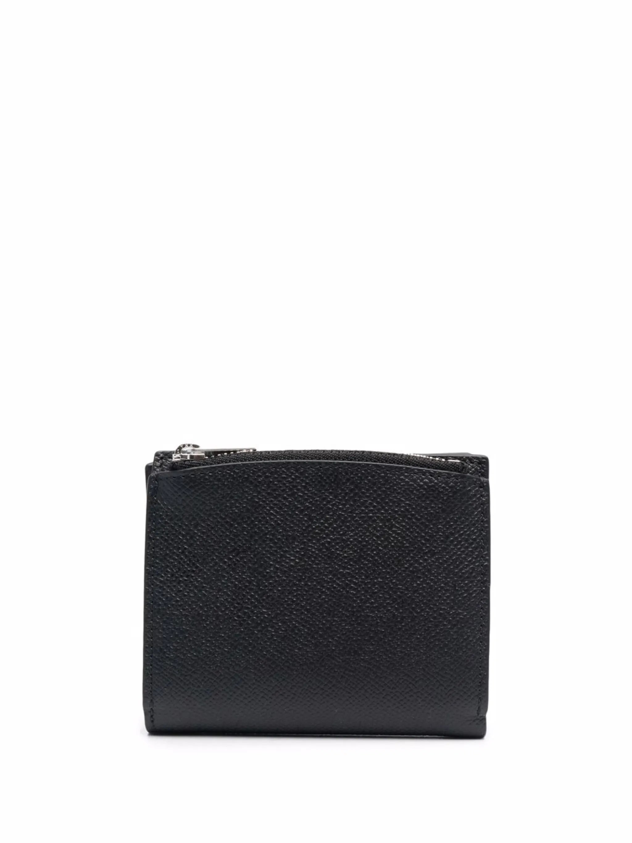 logo-detail leather wallet