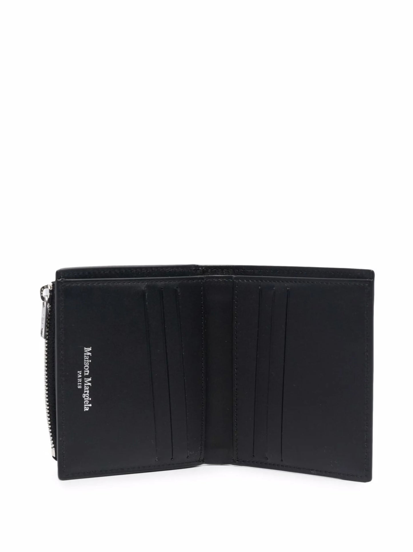 logo-detail leather wallet