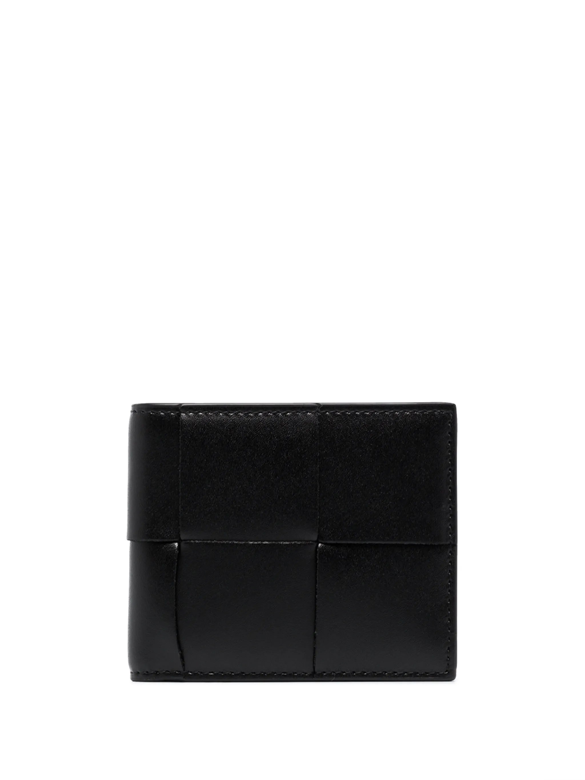 Intrecciato bi-fold wallet