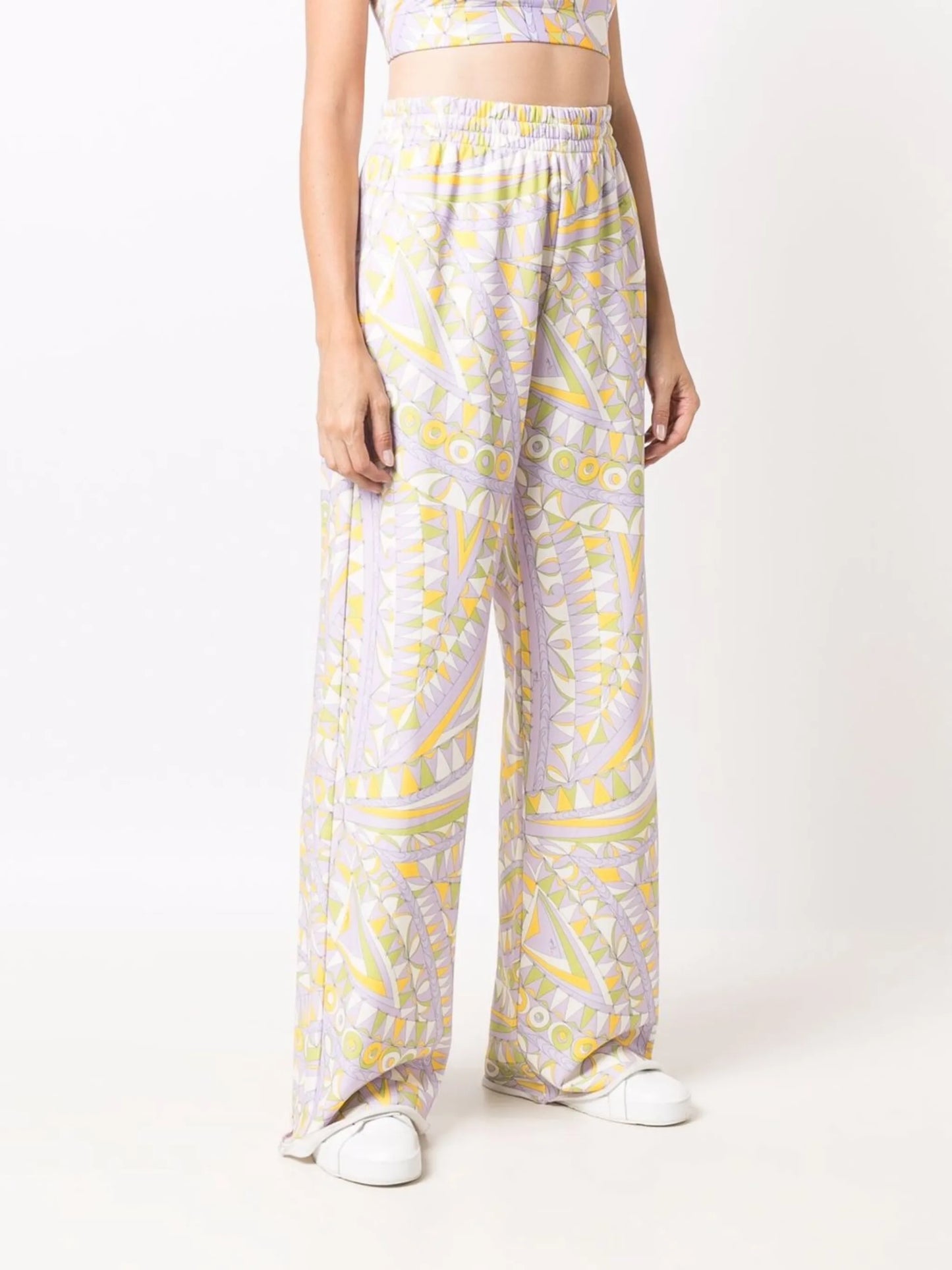 Bandierine-print track pants