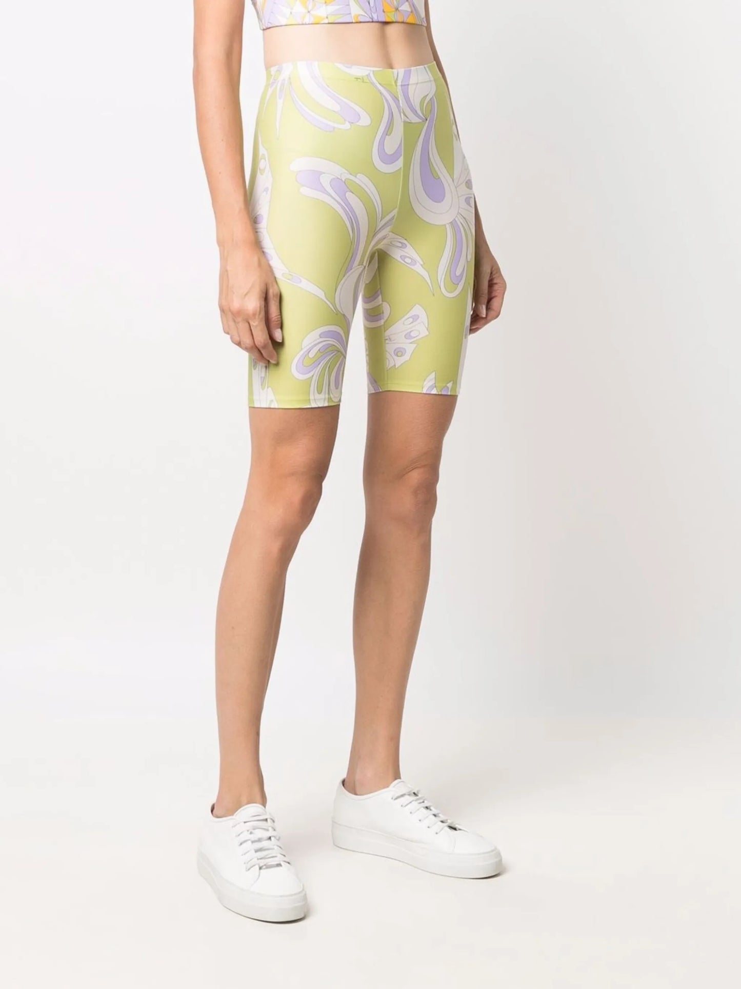 Farfalle-print cycling shorts