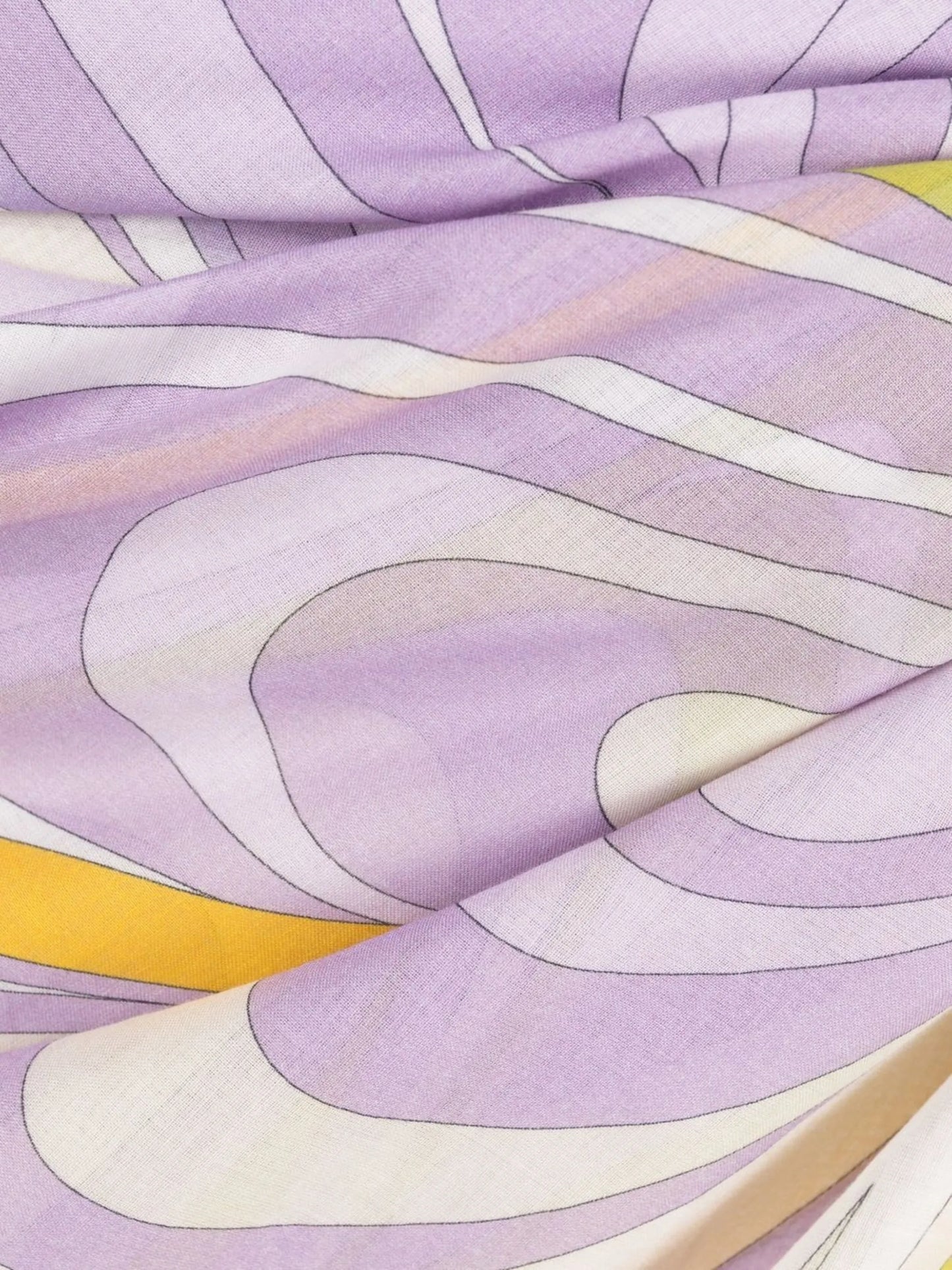 Onde-print cotton pareo