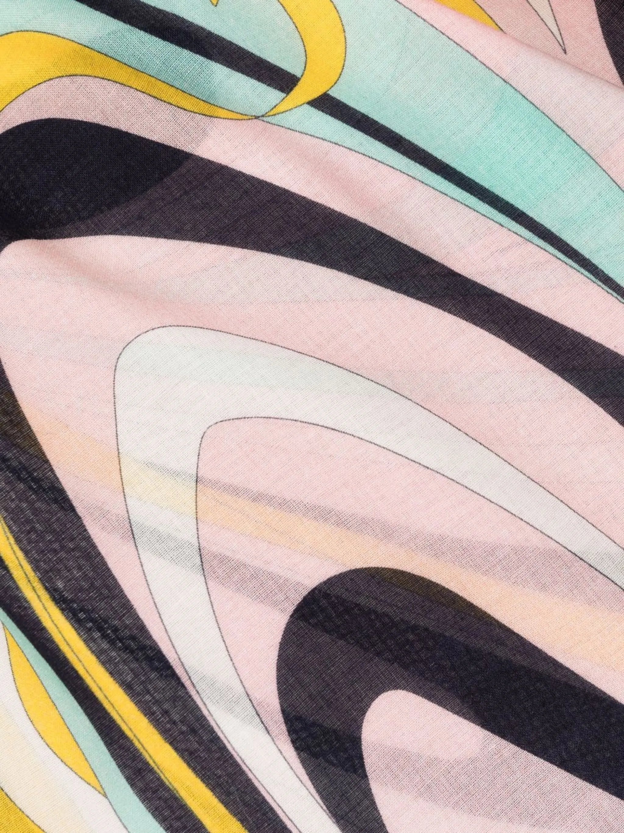 Onde-print cotton pareo
