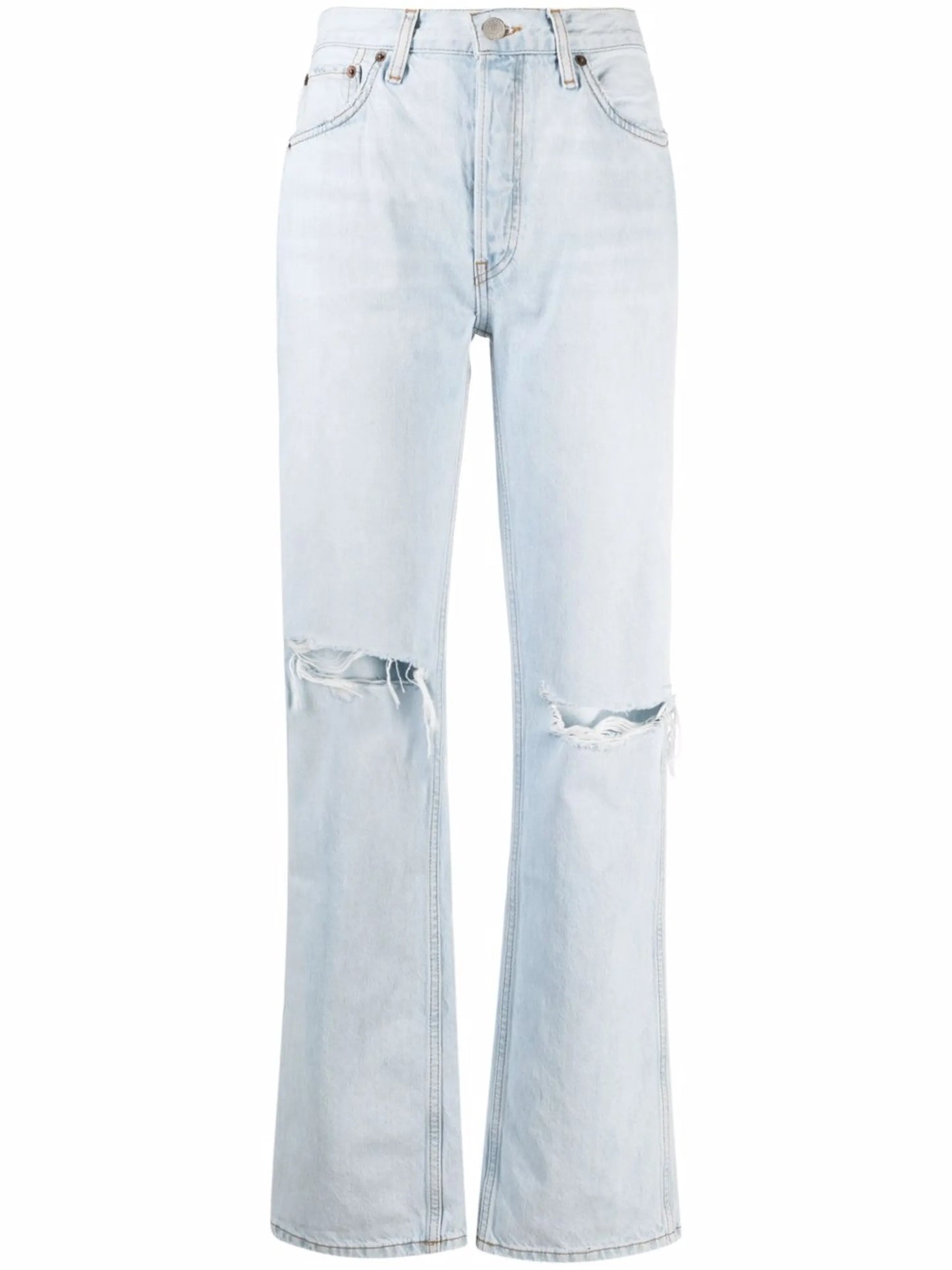 ripped bleach jeans