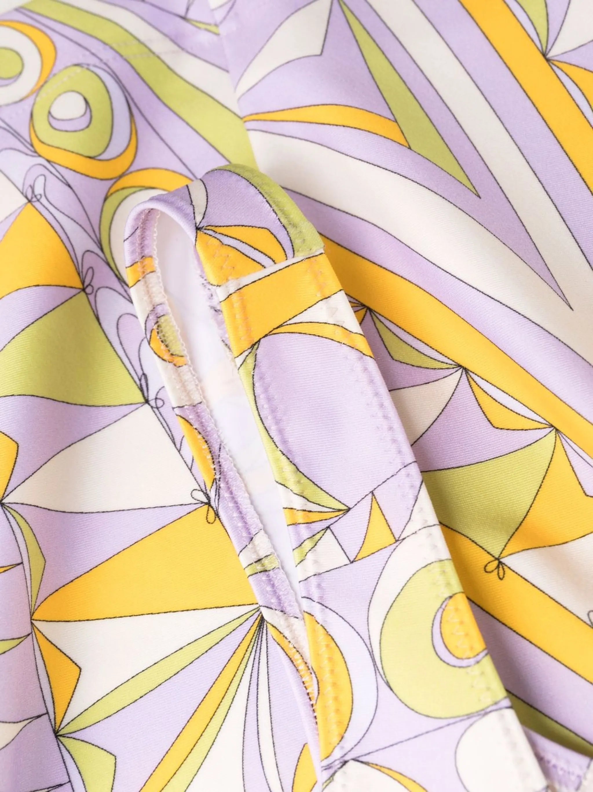 Bandierine-print cutout dress