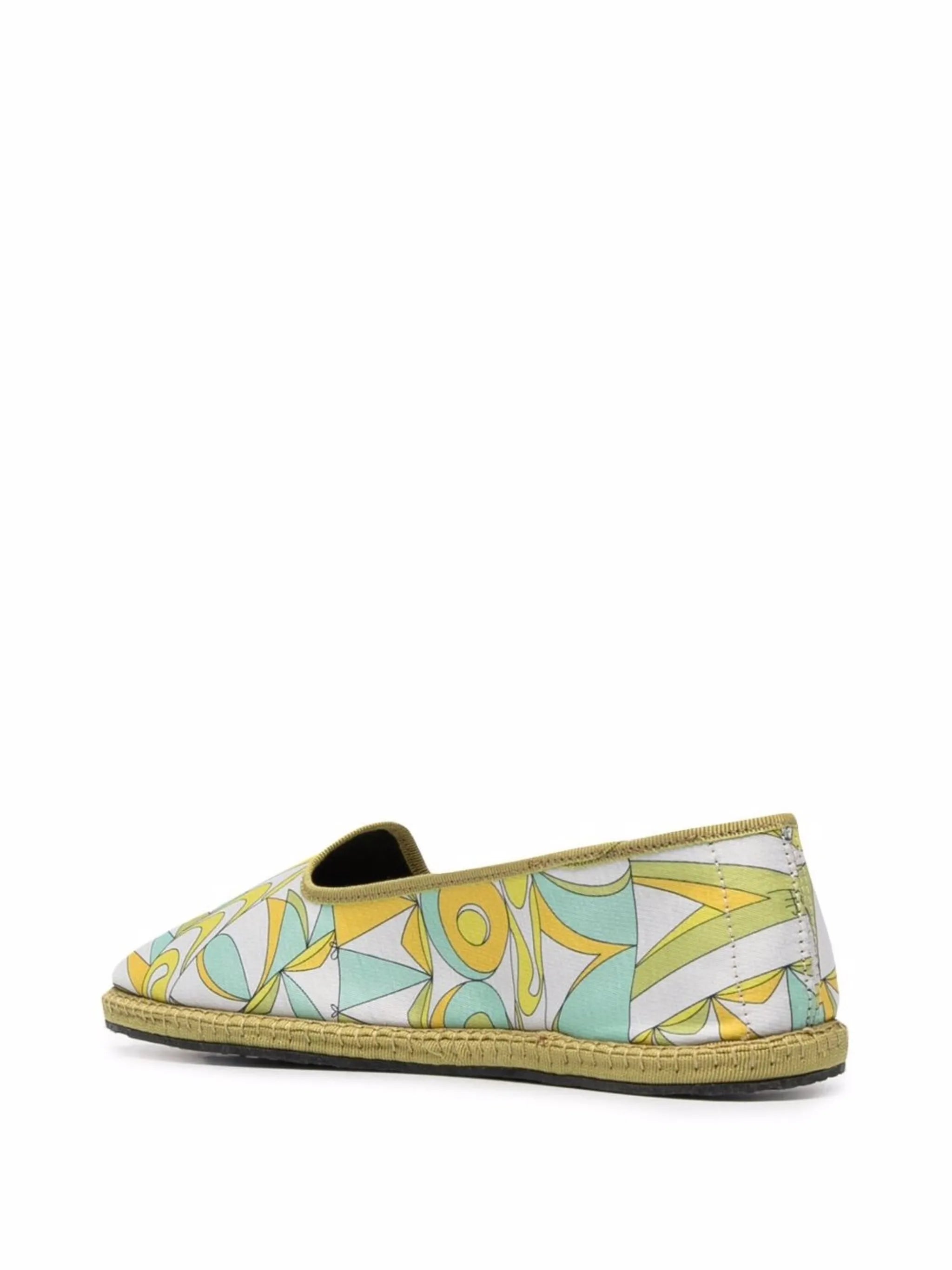 Bandierine-print ballerina shoes