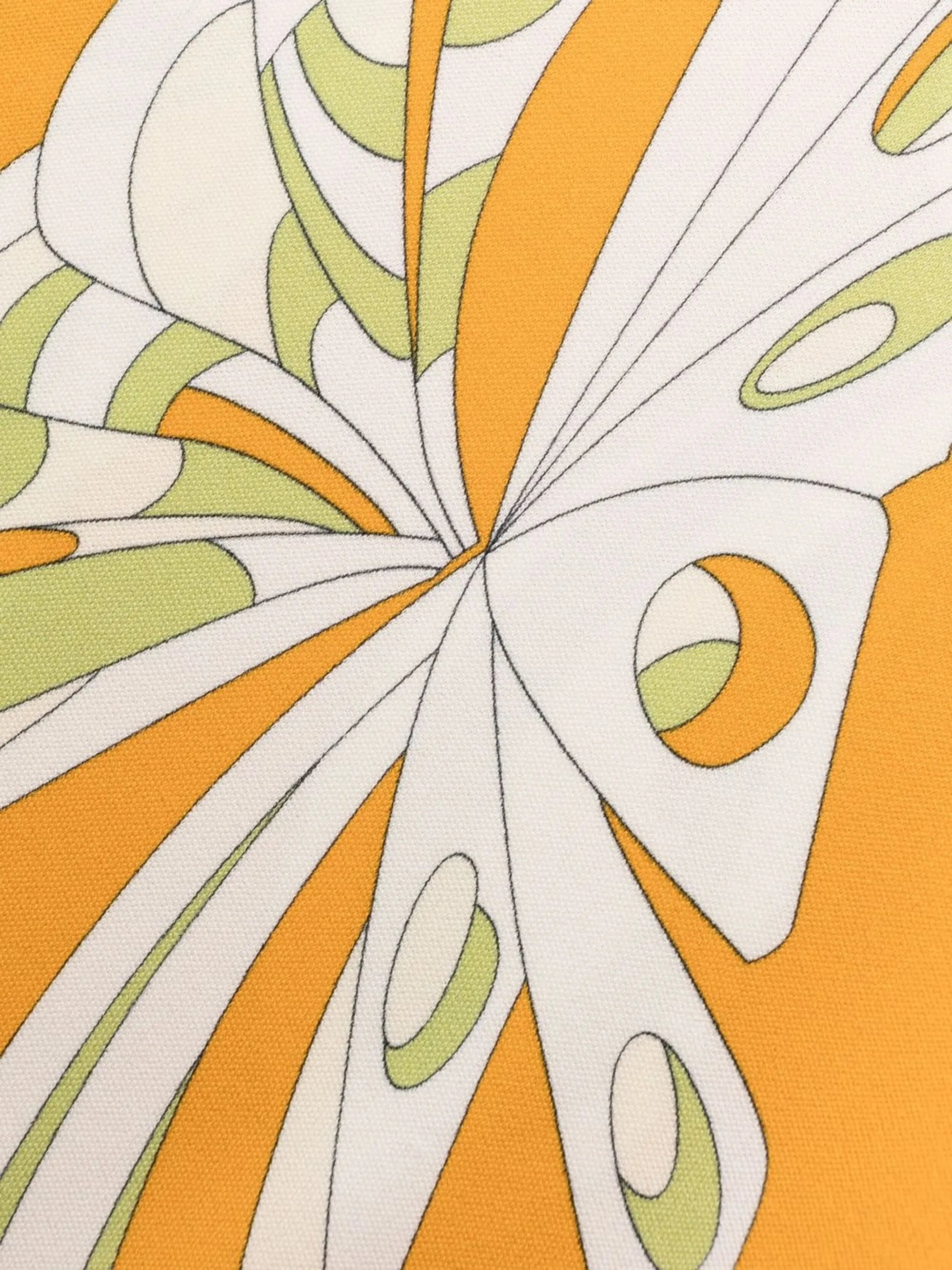 Farfalle-print high-neck dress