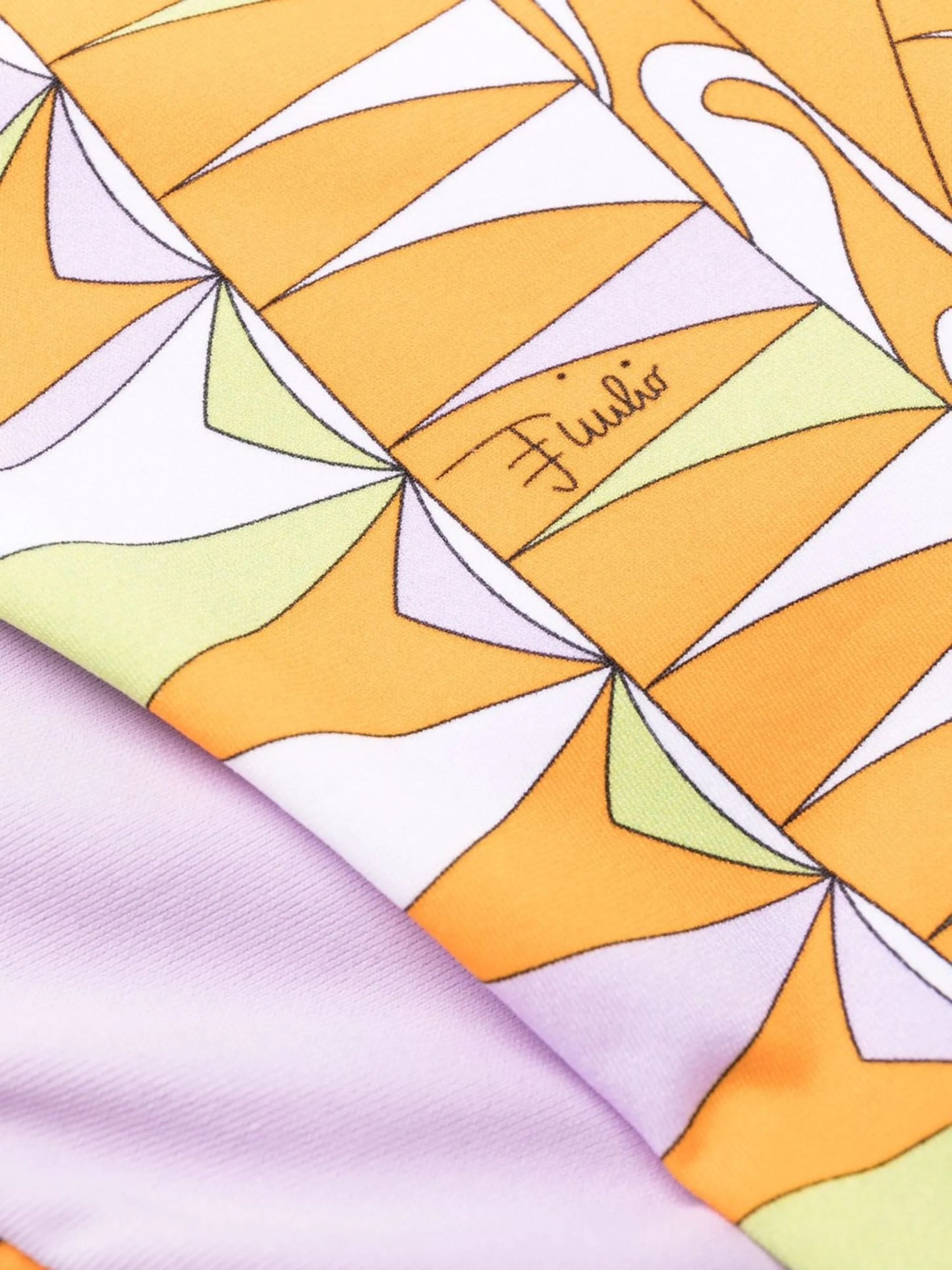 Bandierine-print bikini bottoms
