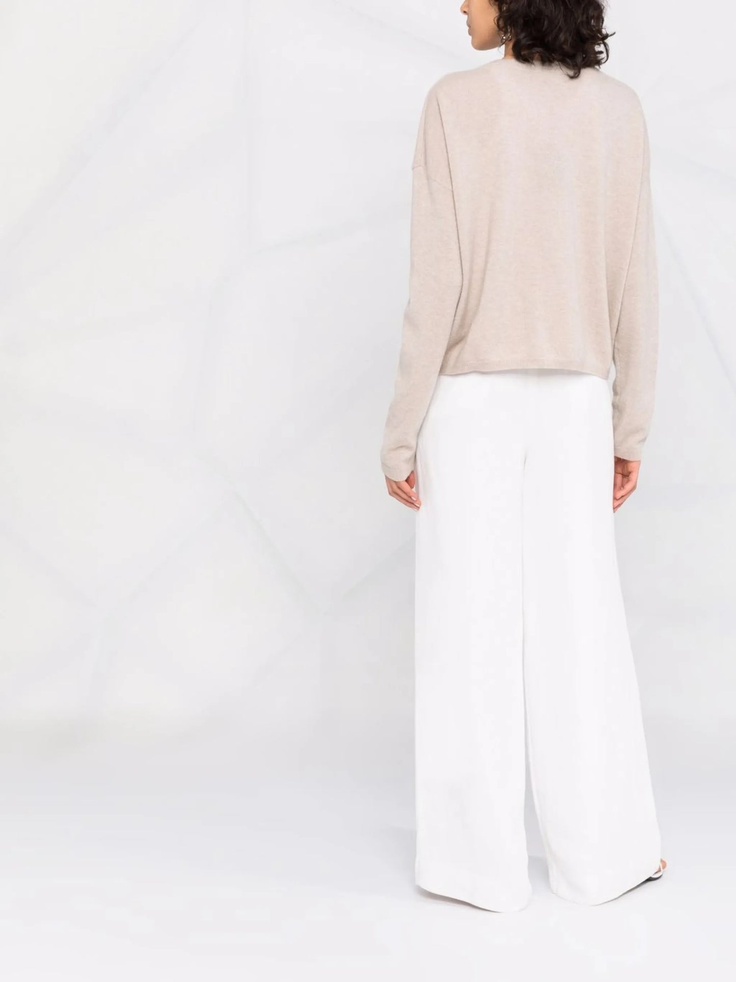 button-up cashmere cardigan