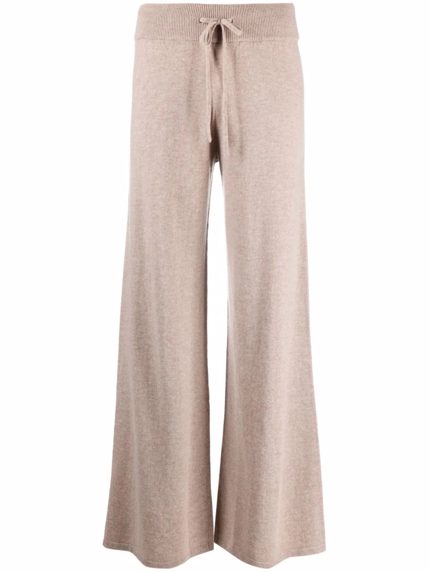 drawstring cashmere trousers