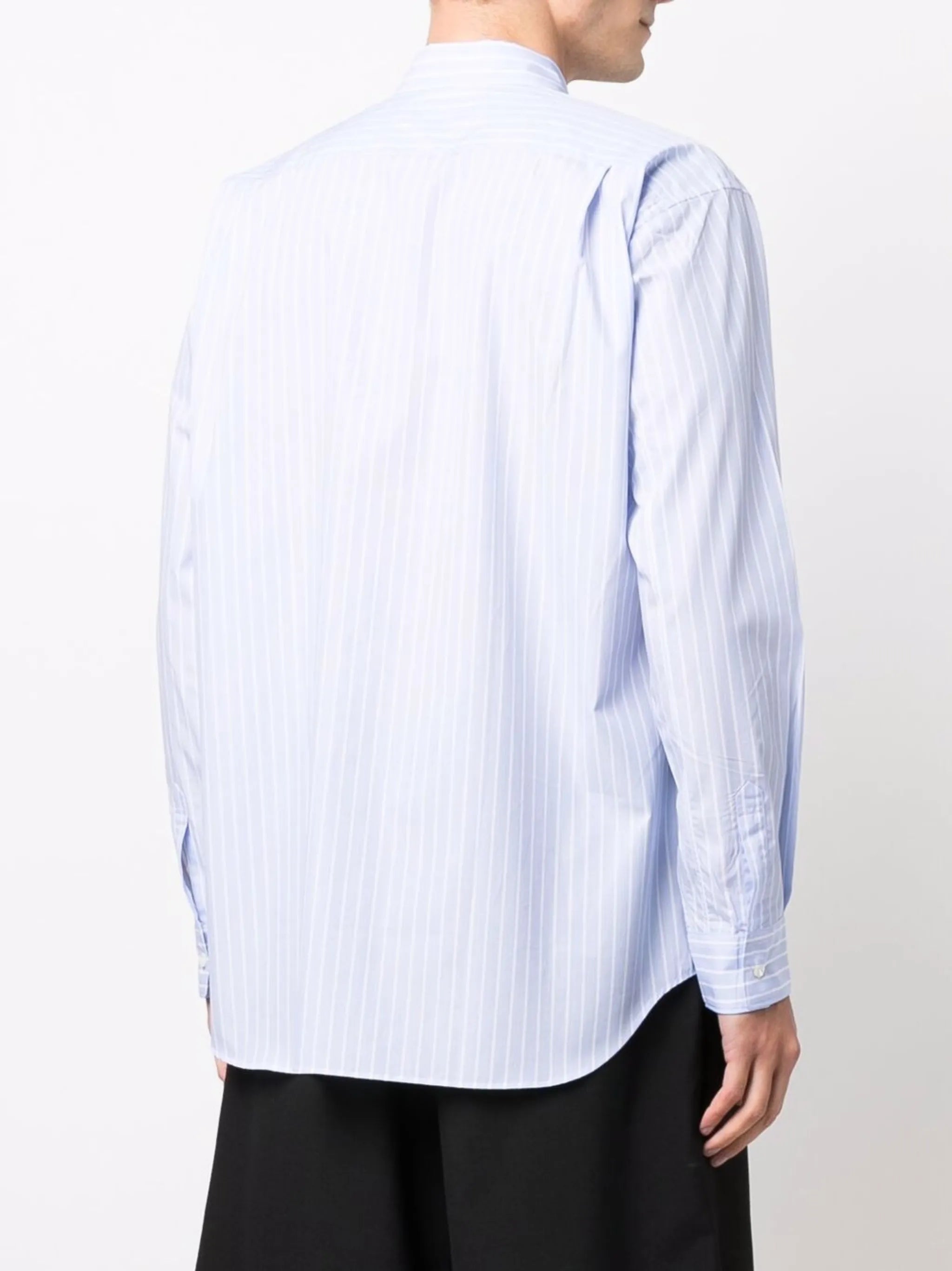 striped poplin shirt