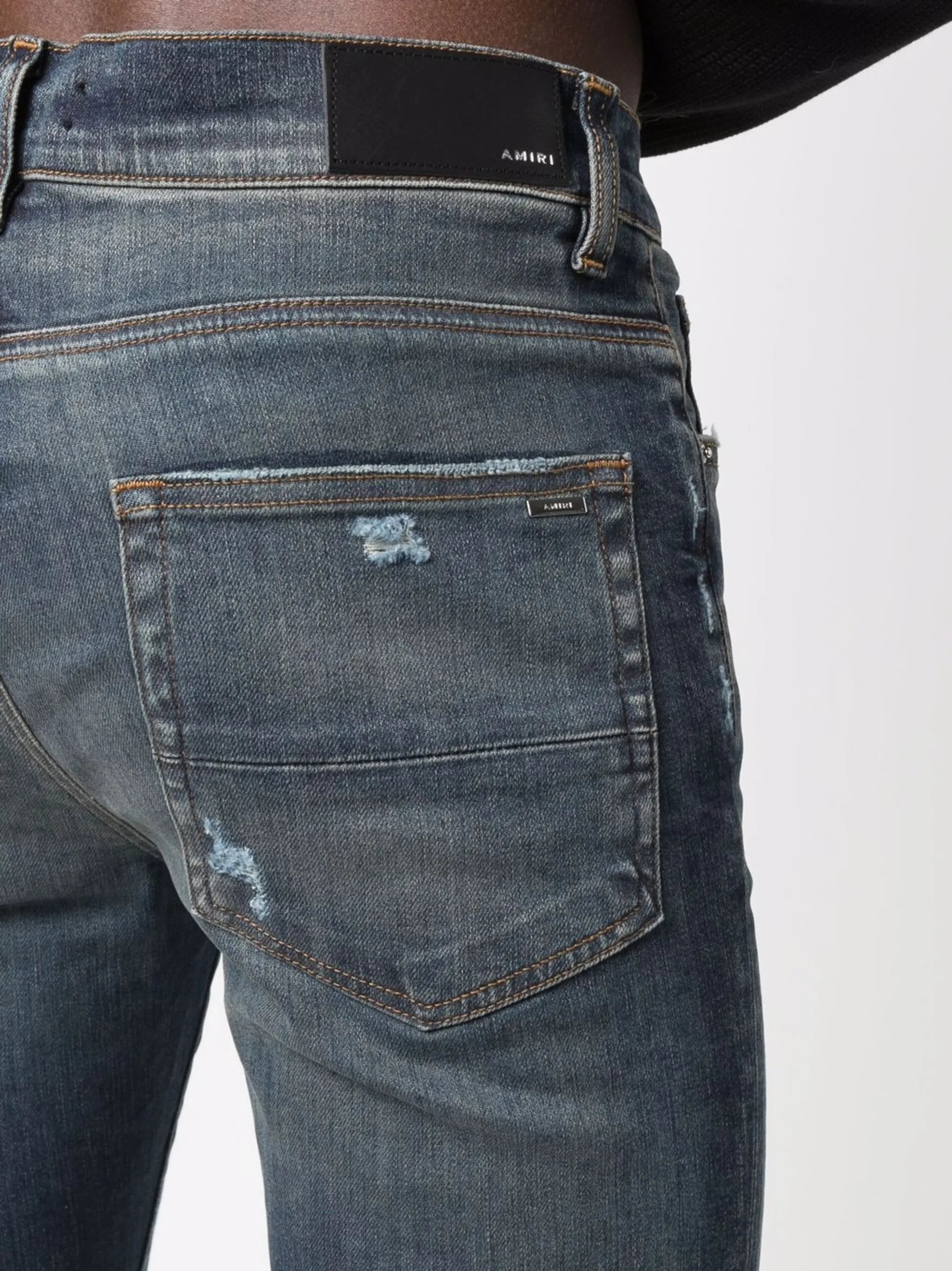light-wash skinny jeans
