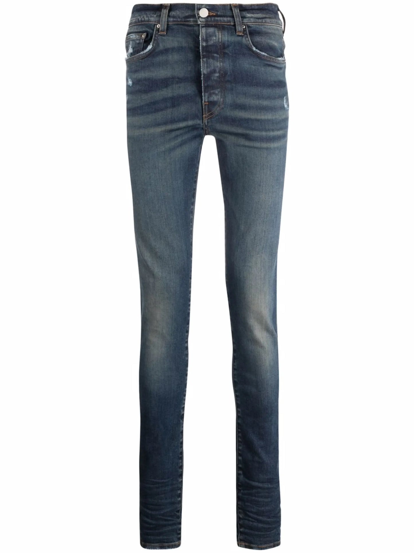 light-wash skinny jeans