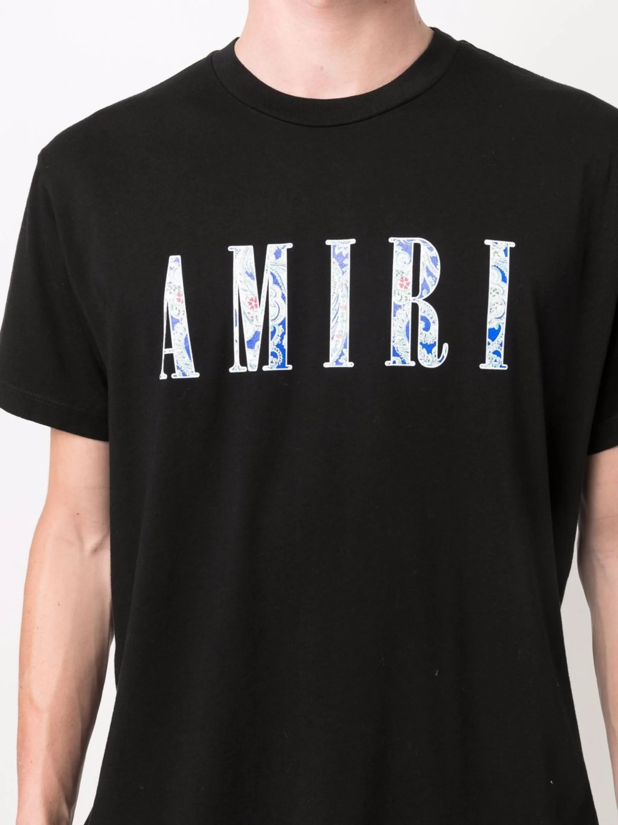 paisley-logo cotton T-shirt