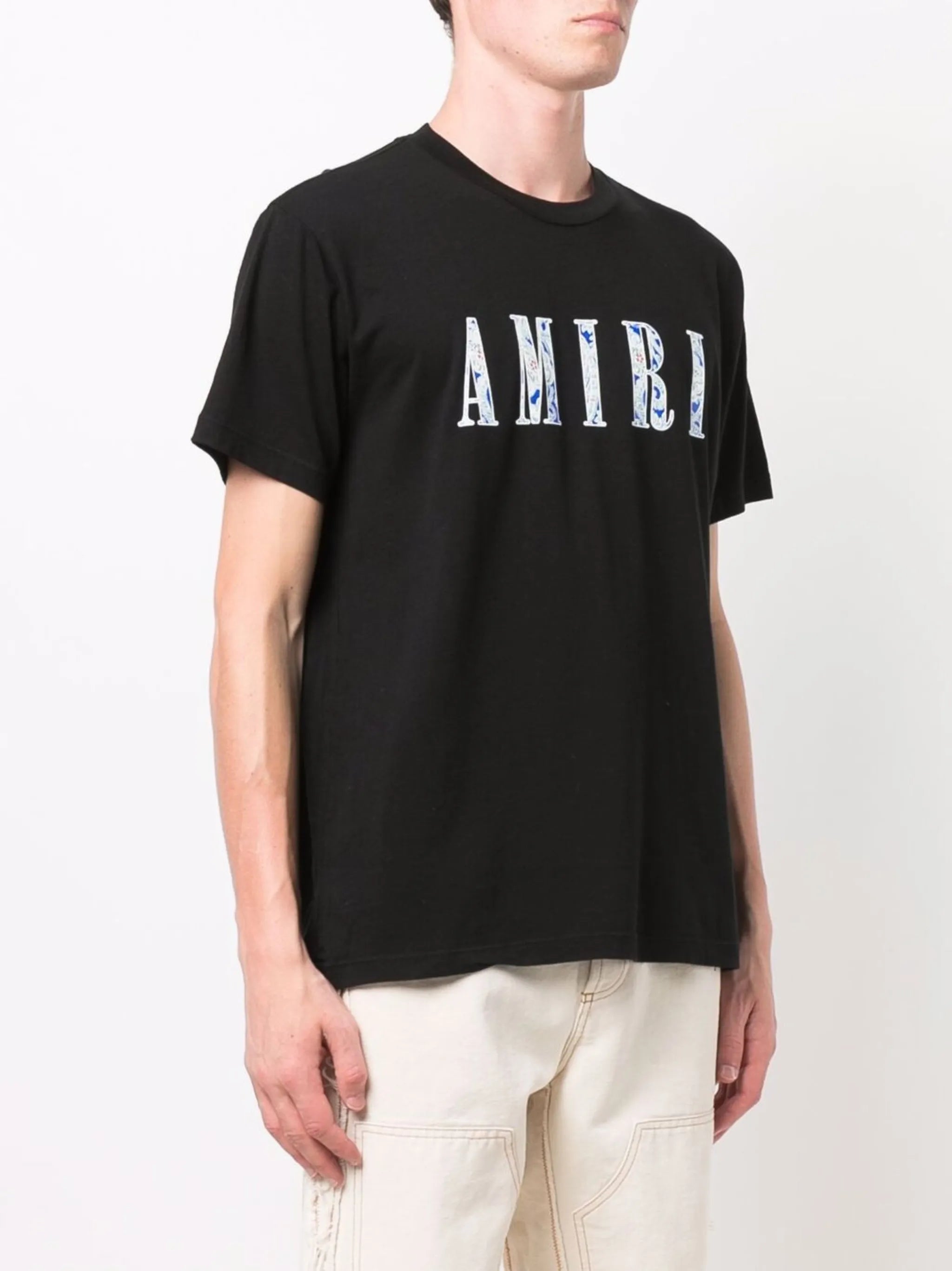 paisley-logo cotton T-shirt