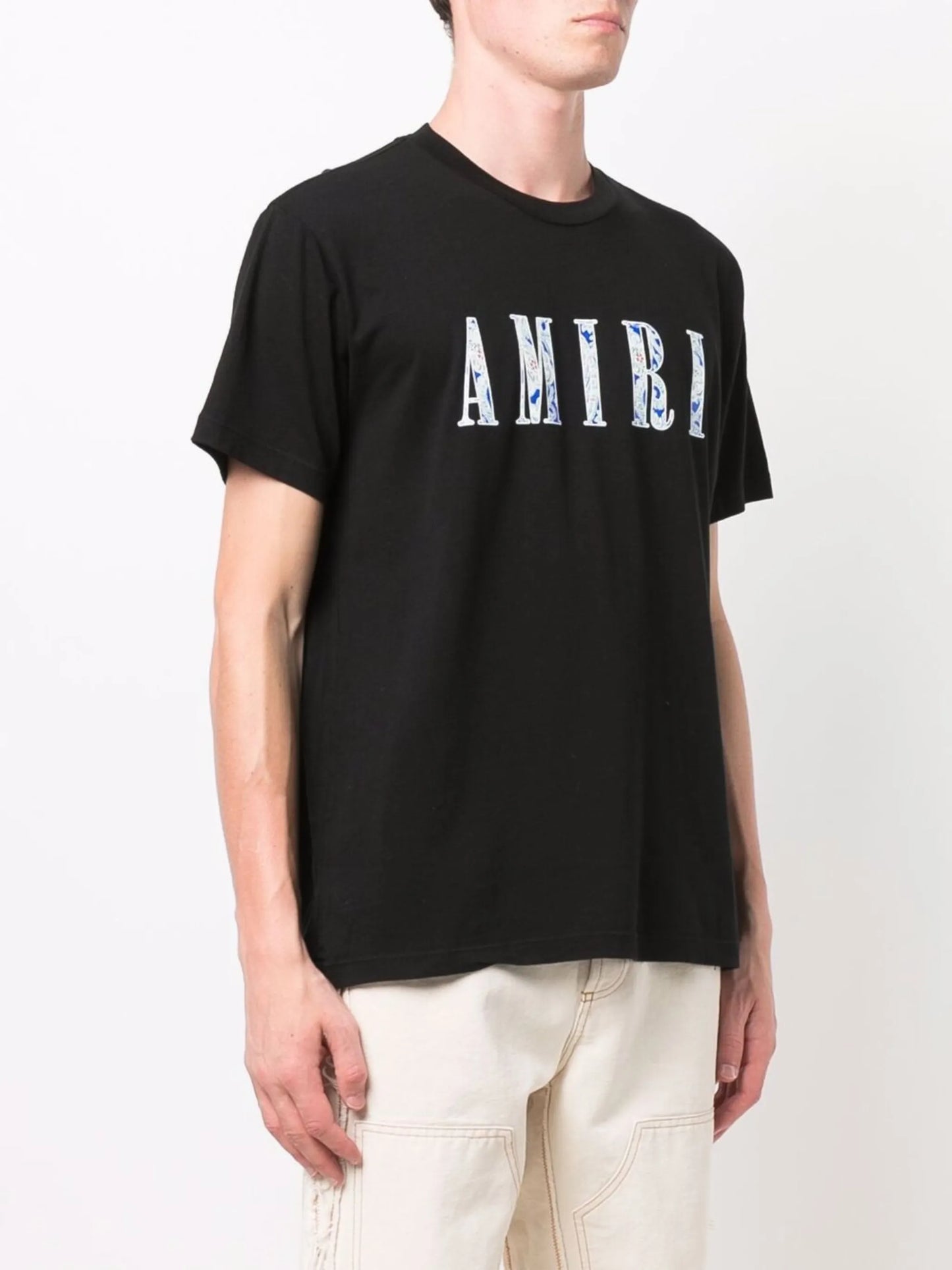 paisley-logo cotton T-shirt