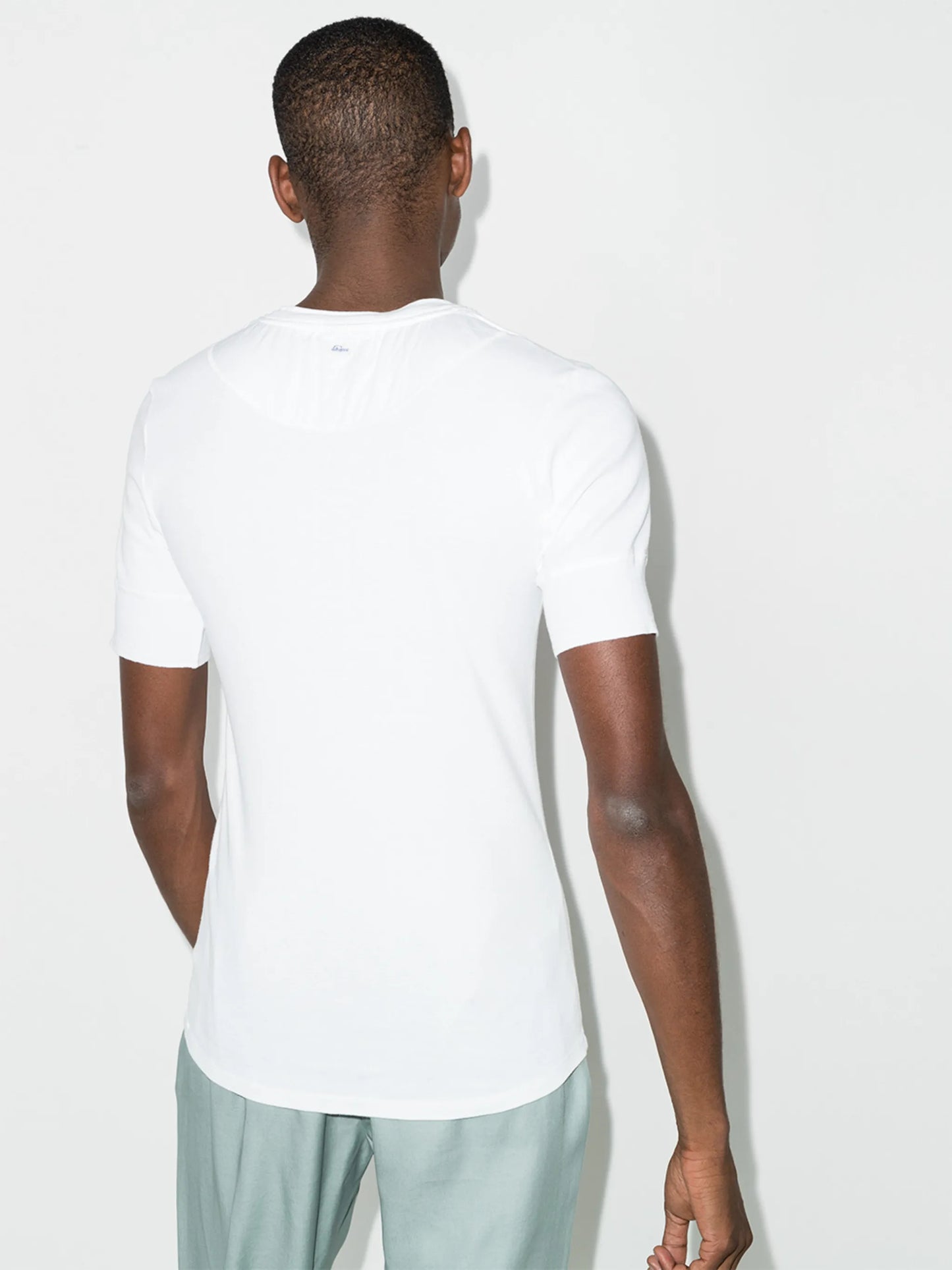 Henley button-down T-shirt