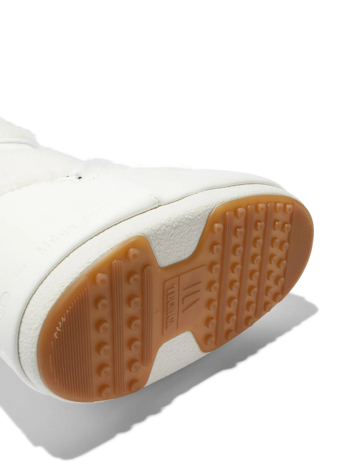 Icon white faux-fur boots