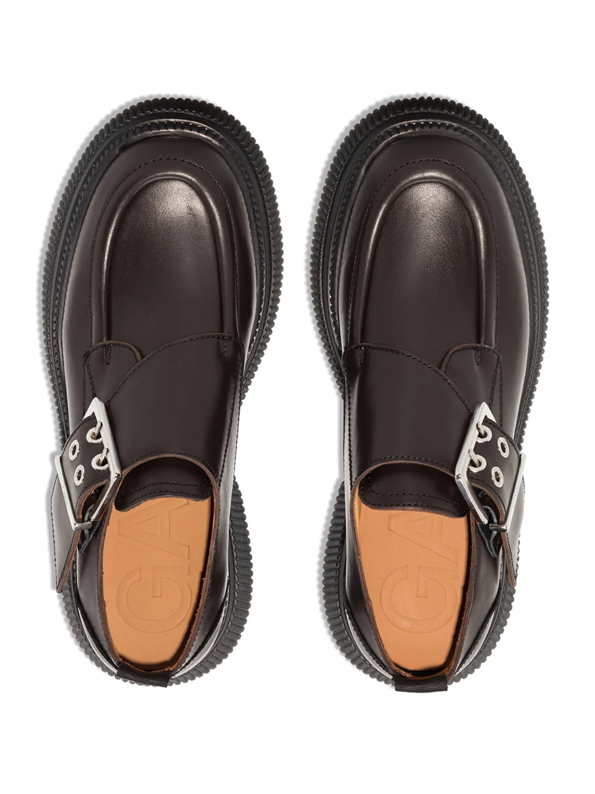 buckled flatform shoes