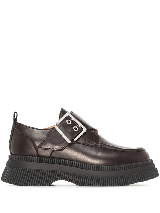 buckled flatform shoes